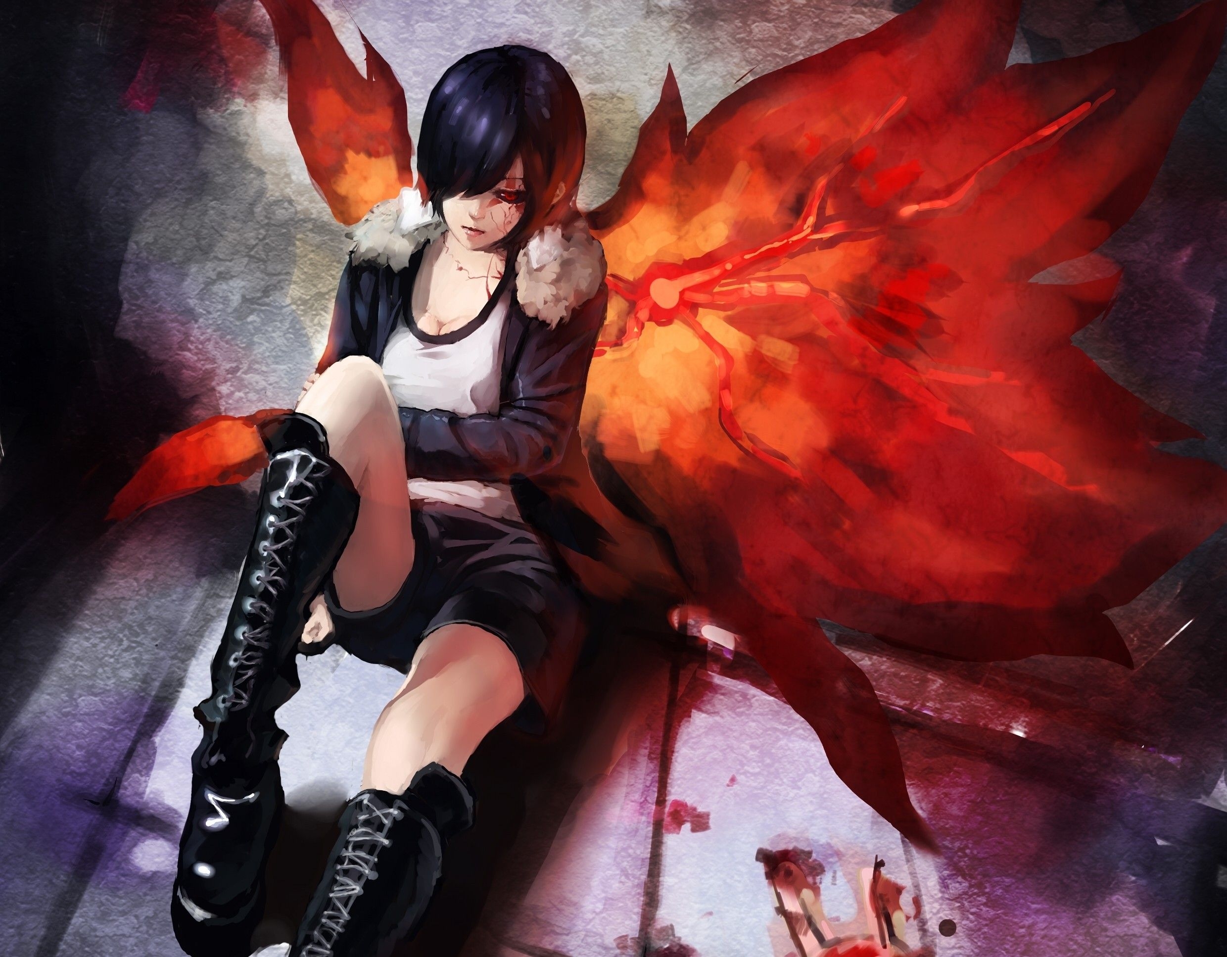 2480x1940 Tokyo Ghoul Uta Wallpaper Ghoul Wallpaper Phone Touka Wallpaper & Background Download, Desktop