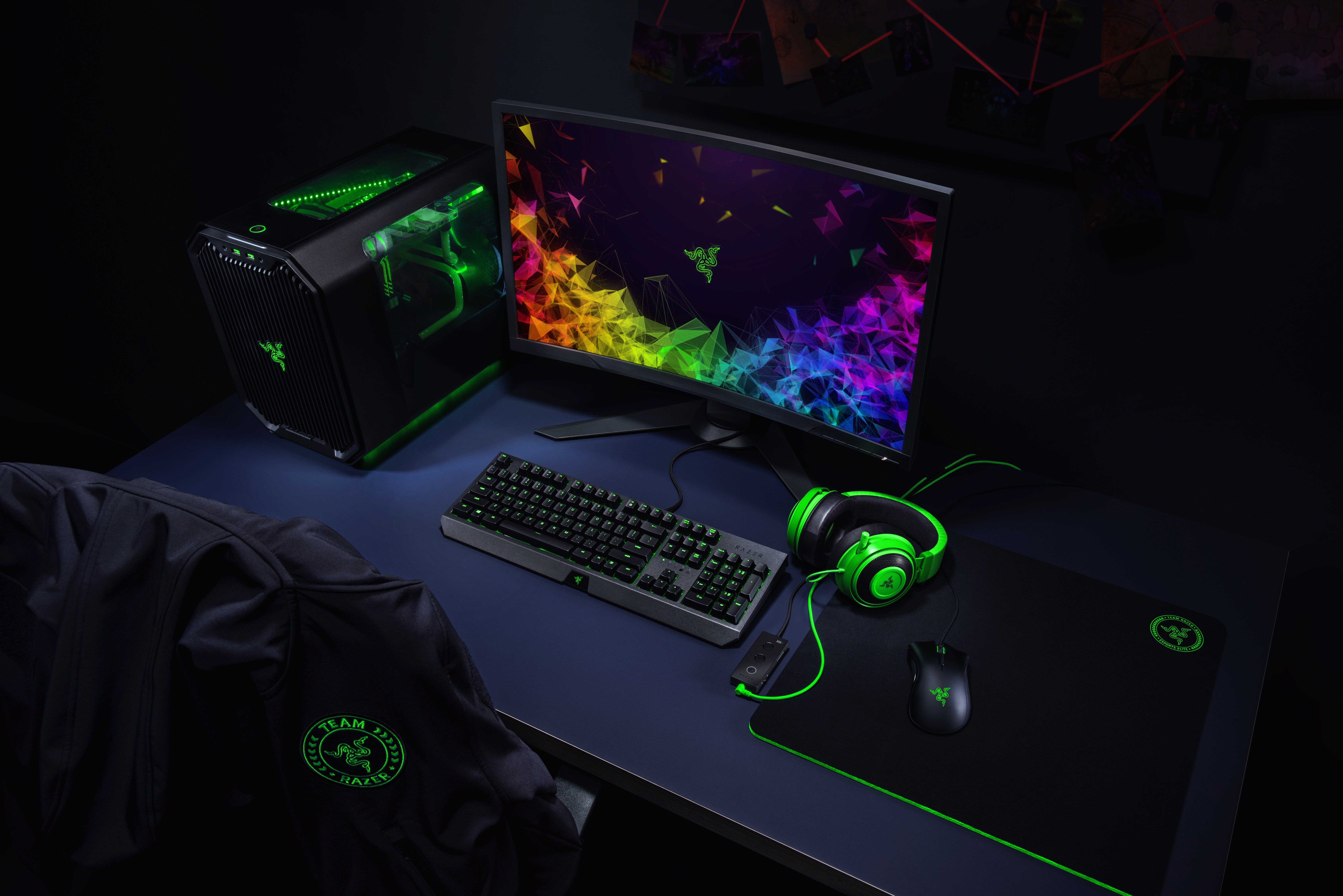 7360x4920 Razer Gaming Setup 8k, HD Computer, 4k Wallpaper, Image, Background, Photo and Picture, Desktop