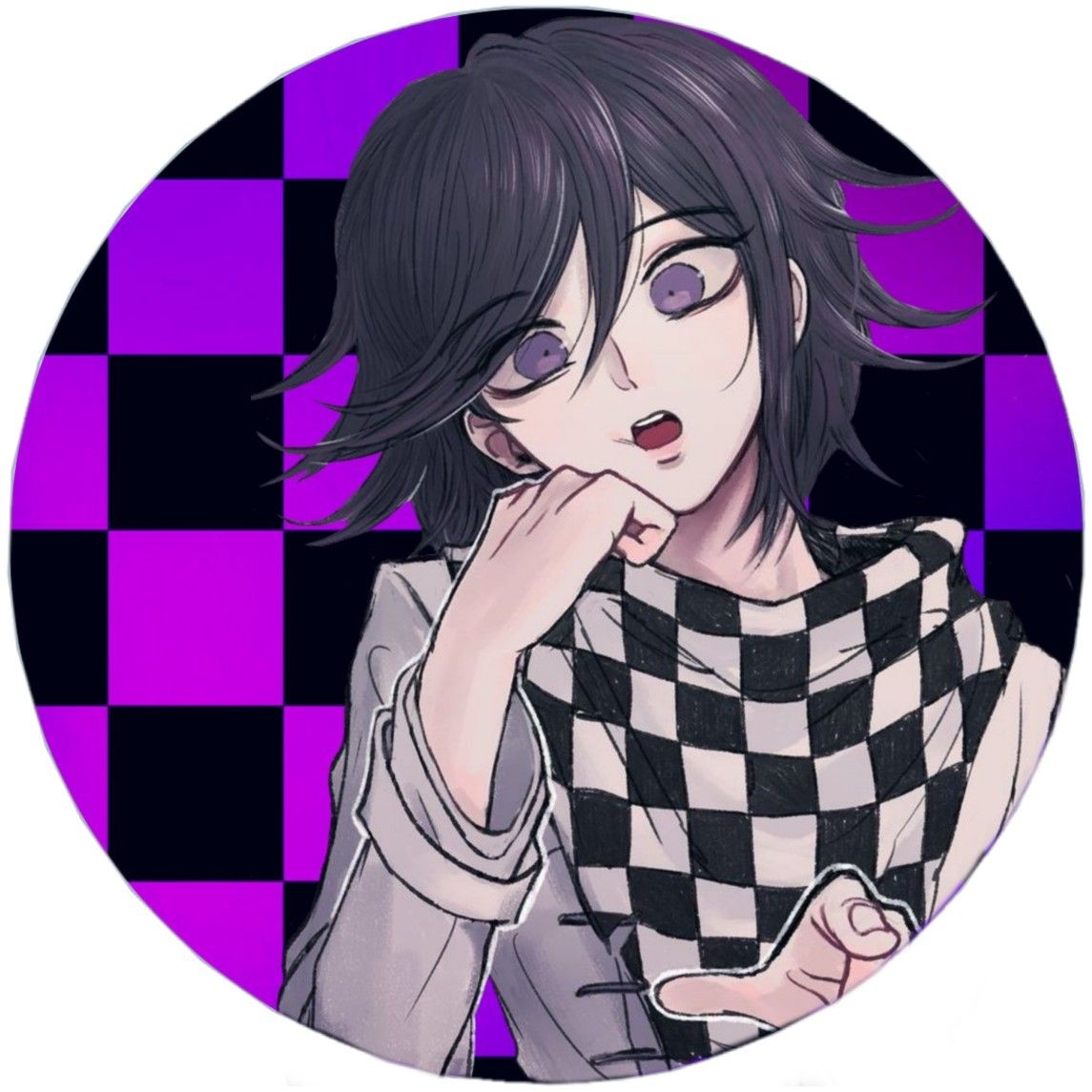 1150x1150 Kokichi Oma Icon. Cute icons, Danganronpa, Purple aesthetic, Phone