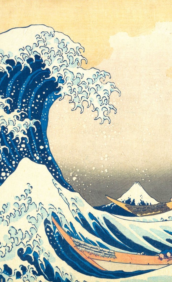 700x1150 Japanese Woodblock Print The Great Wave.com, Phone