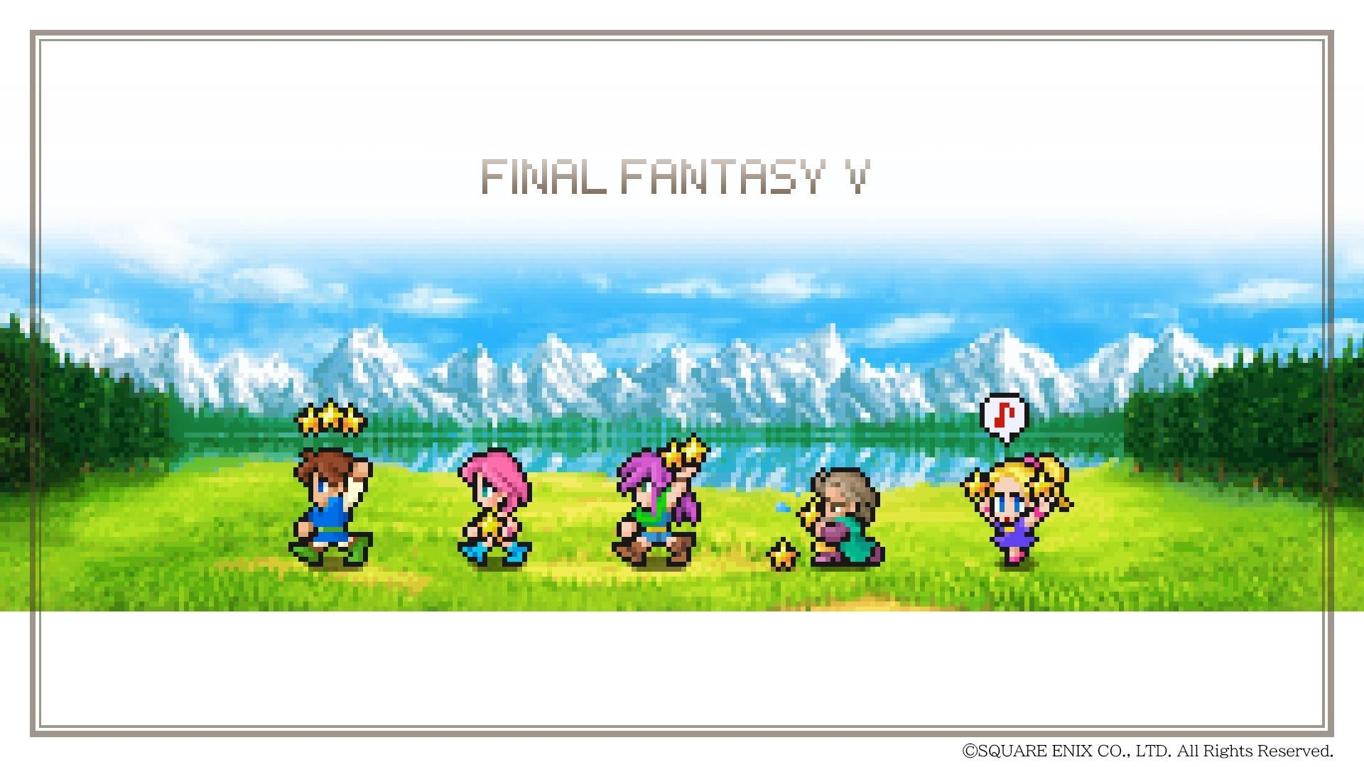 1920x1080 Final Fantasy I VI Pixel Remaster Wallpaper Art, Desktop