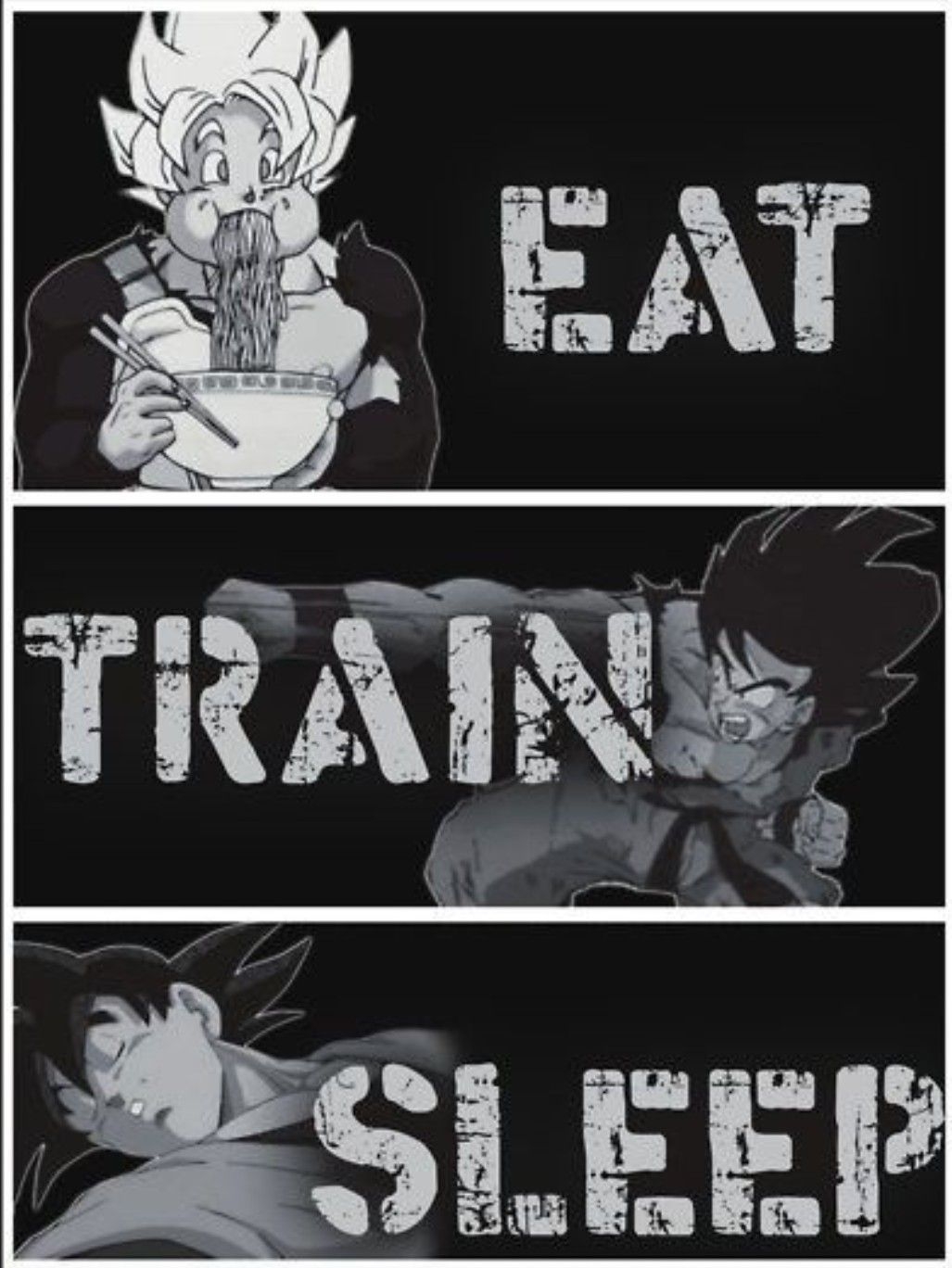 1030x1370 Fitness Motivation, Train & Sleep. Anime dragon ball super, Dragon ball super artwork, Dragon ball artwork, Phone