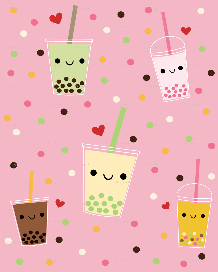 900x1120 Bubble Tea Wallpaper, Phone