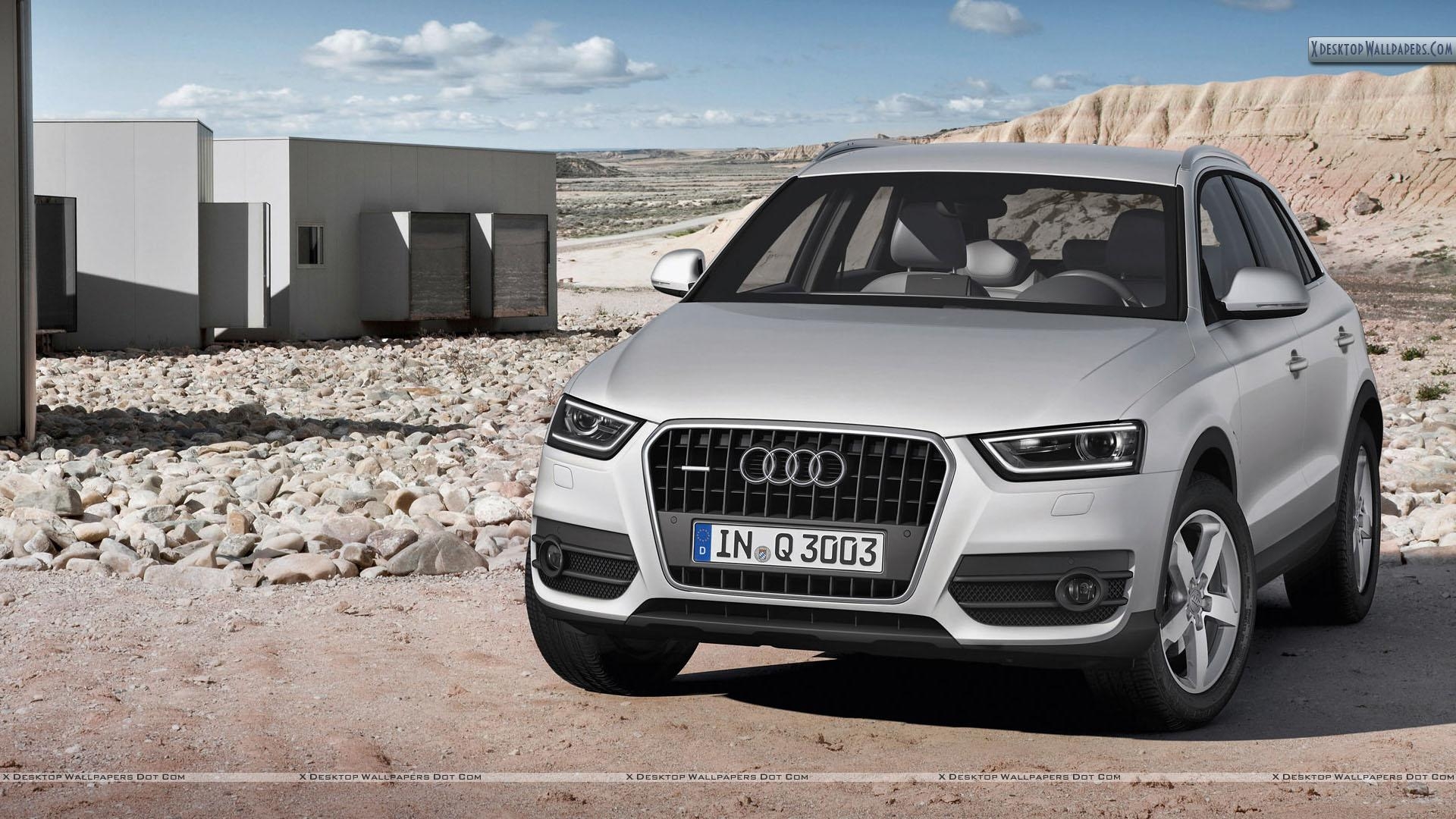 1920x1080 Audi Q3 Standing in Desert Wallpaper, Desktop