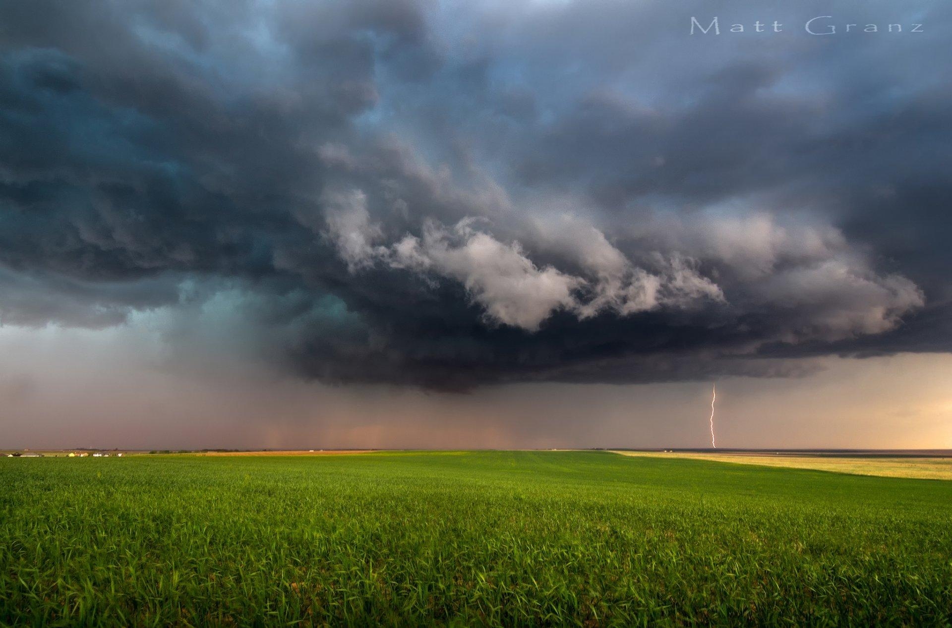 1920x1270 united states denver colorado the field storm clouds lightning HD, Desktop