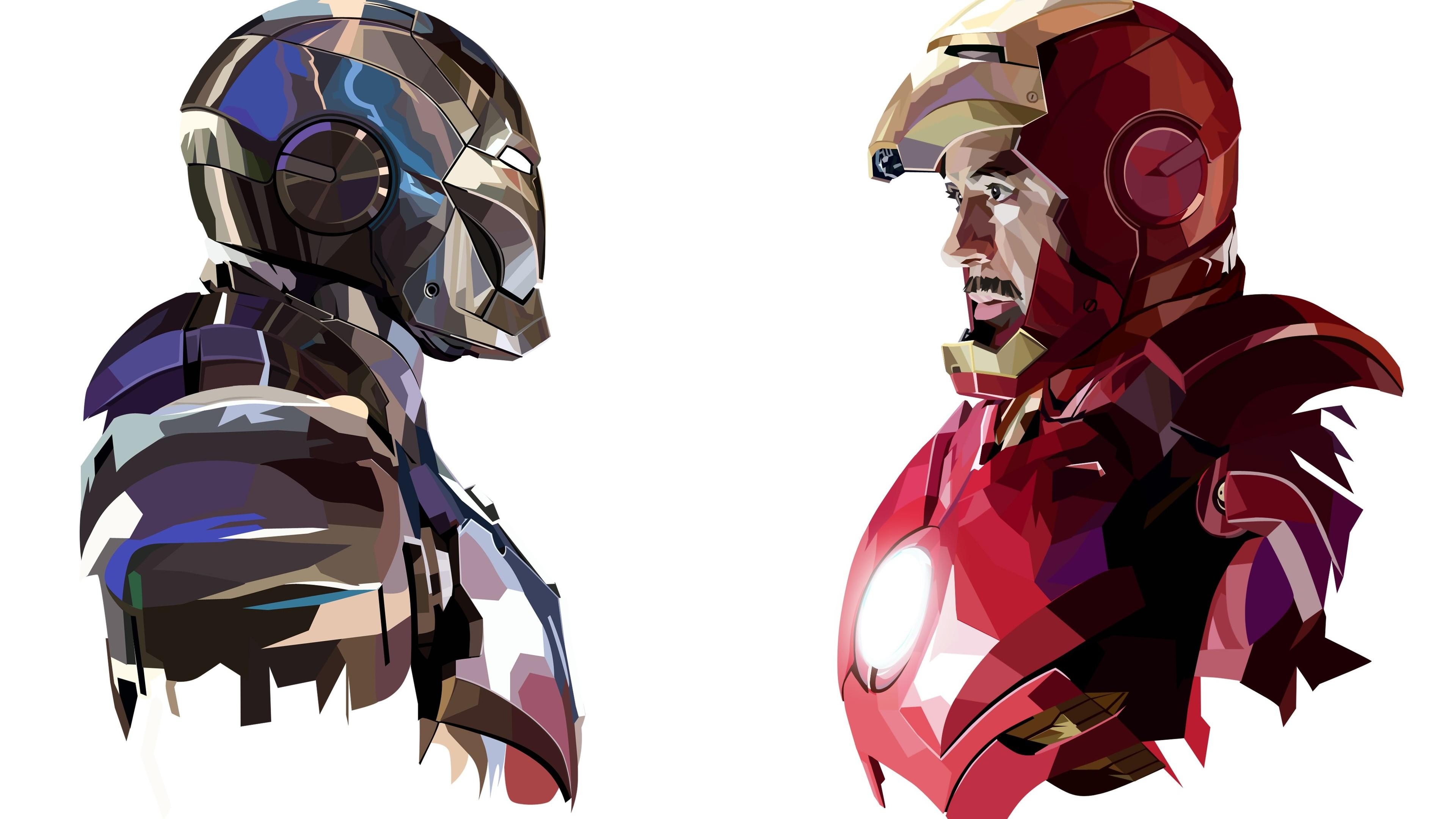 3840x2160 Wallpaper 4k Tony Stark Iron Man Art 4k artist wallpaper, digital, Desktop