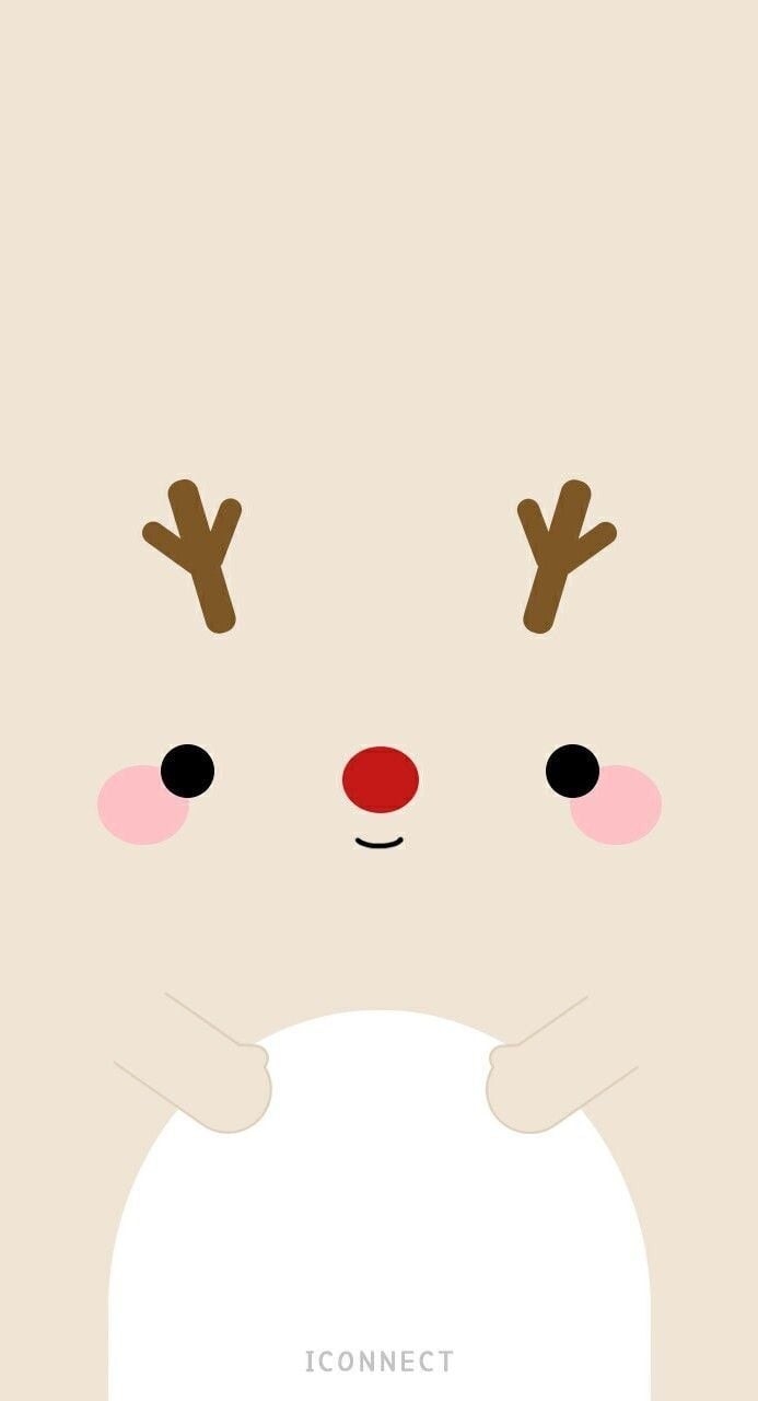 700x1280 iPhone and Android Wallpaper: Reindeer Wallpaper for iPhone and android. Wallpaper iphone christmas, Christmas wallpaper iphone tumblr, Xmas wallpaper, Phone