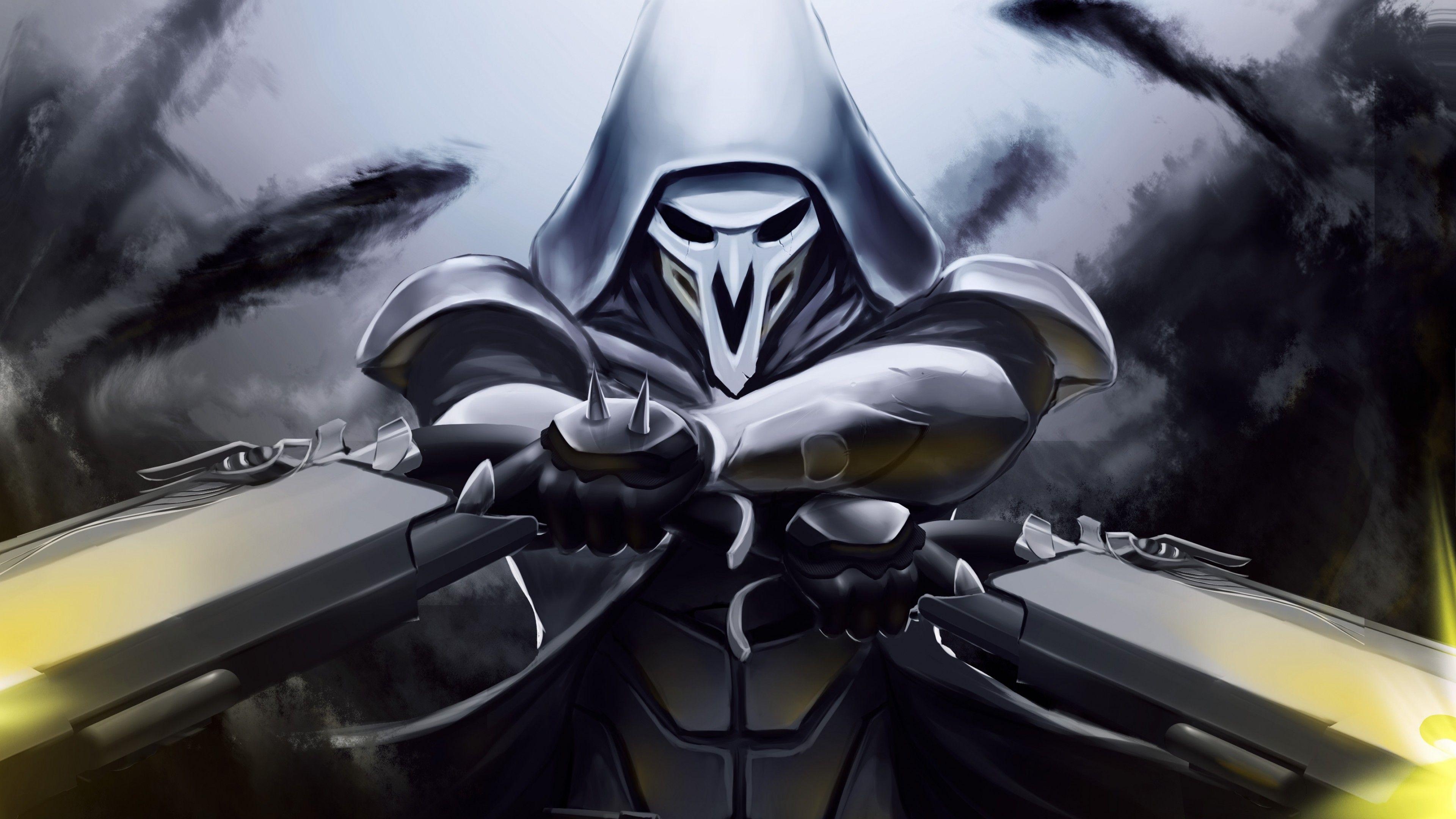 3840x2160 Wallpaper Reaper, Overwatch, Artwork, HD, Games, Desktop