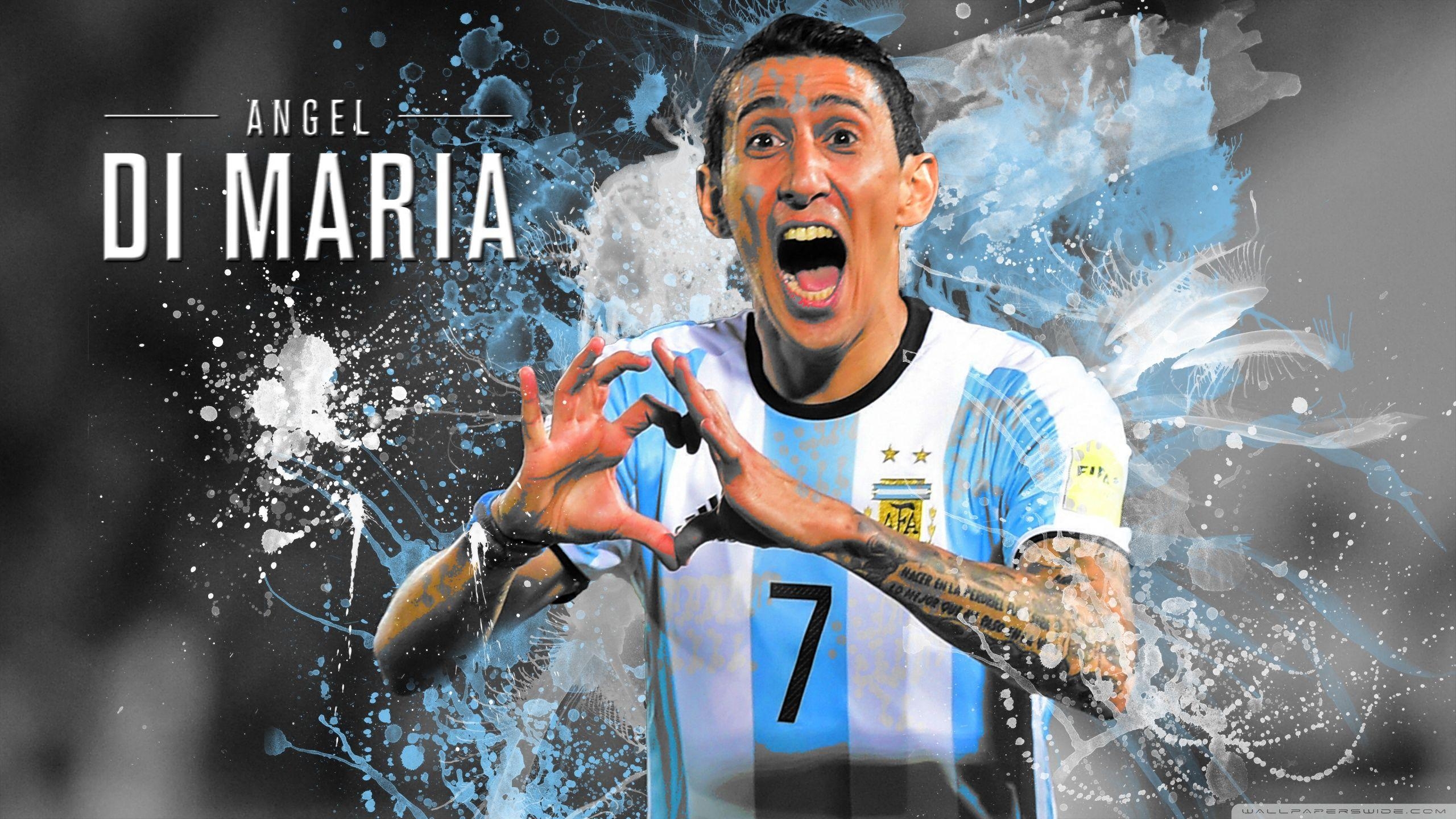 2560x1440 Angel Di Maria Argentina ❤ 4K HD Desktop Wallpaper for 4K, Desktop