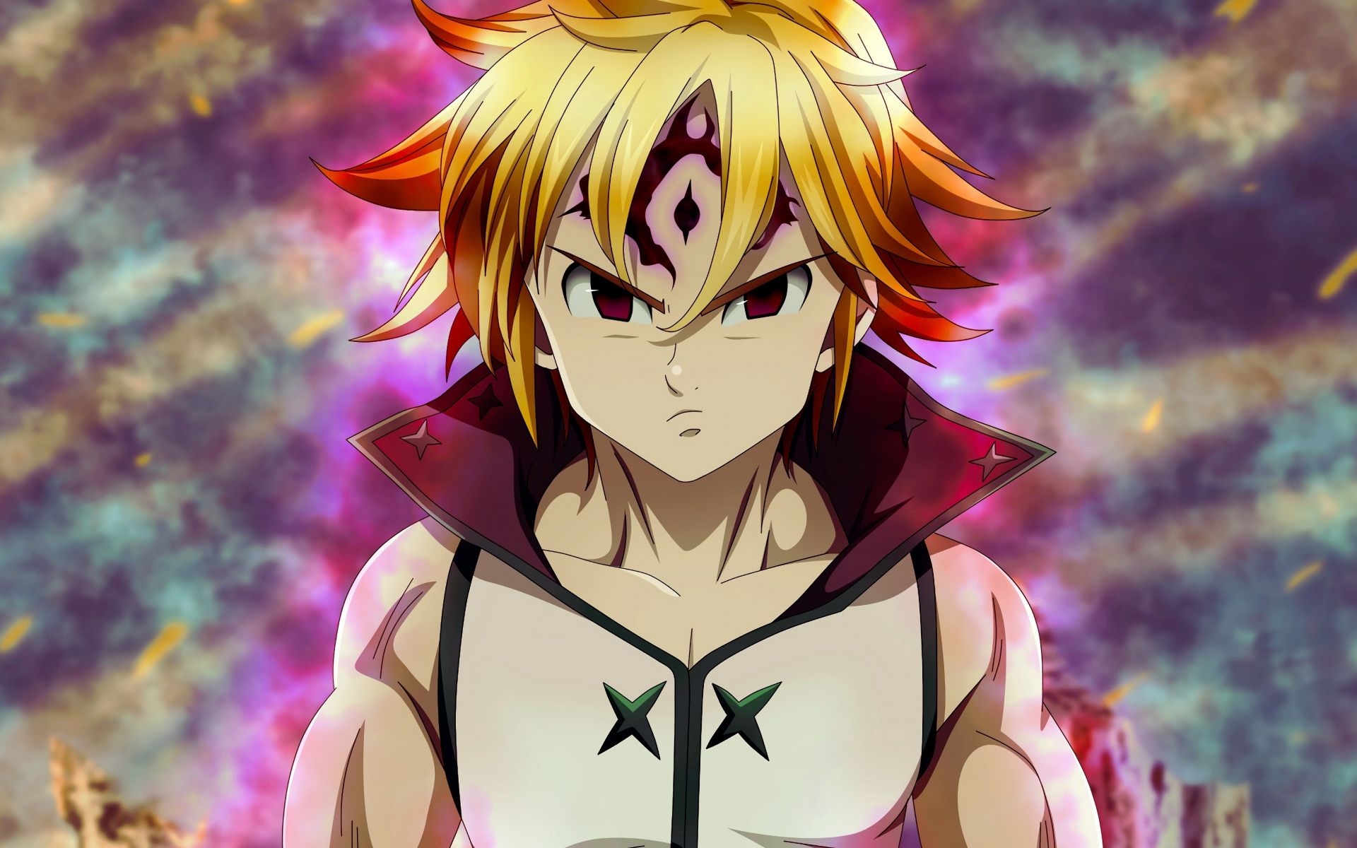1920x1200 Download  wallpaper angry, anime boy, meliodas, Desktop