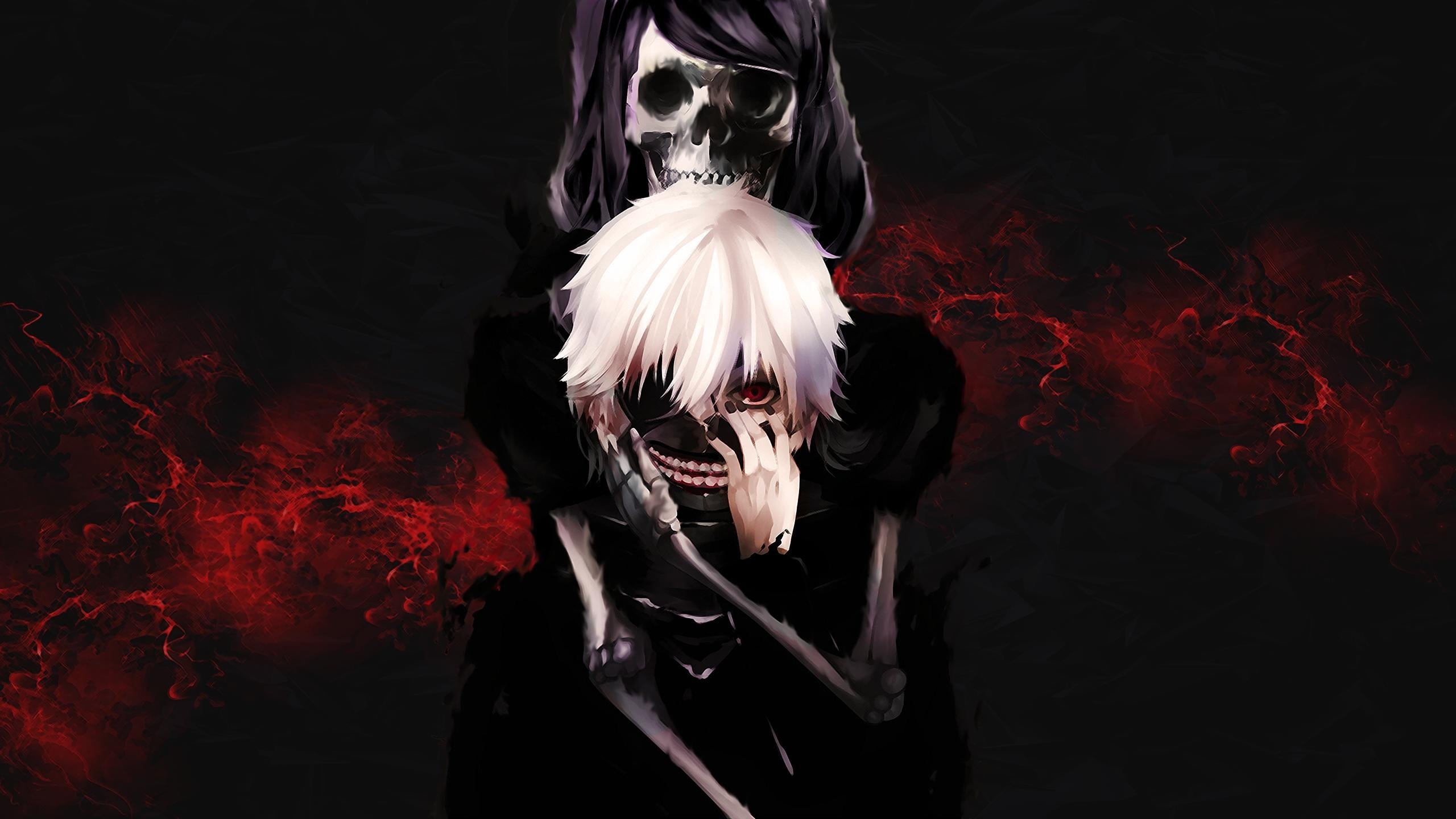 2560x1440 Anime Tokyo Ghoul Anime Boys Kaneki Ken HD Wallpaper, Ghoul Wallpaper Scary, Desktop