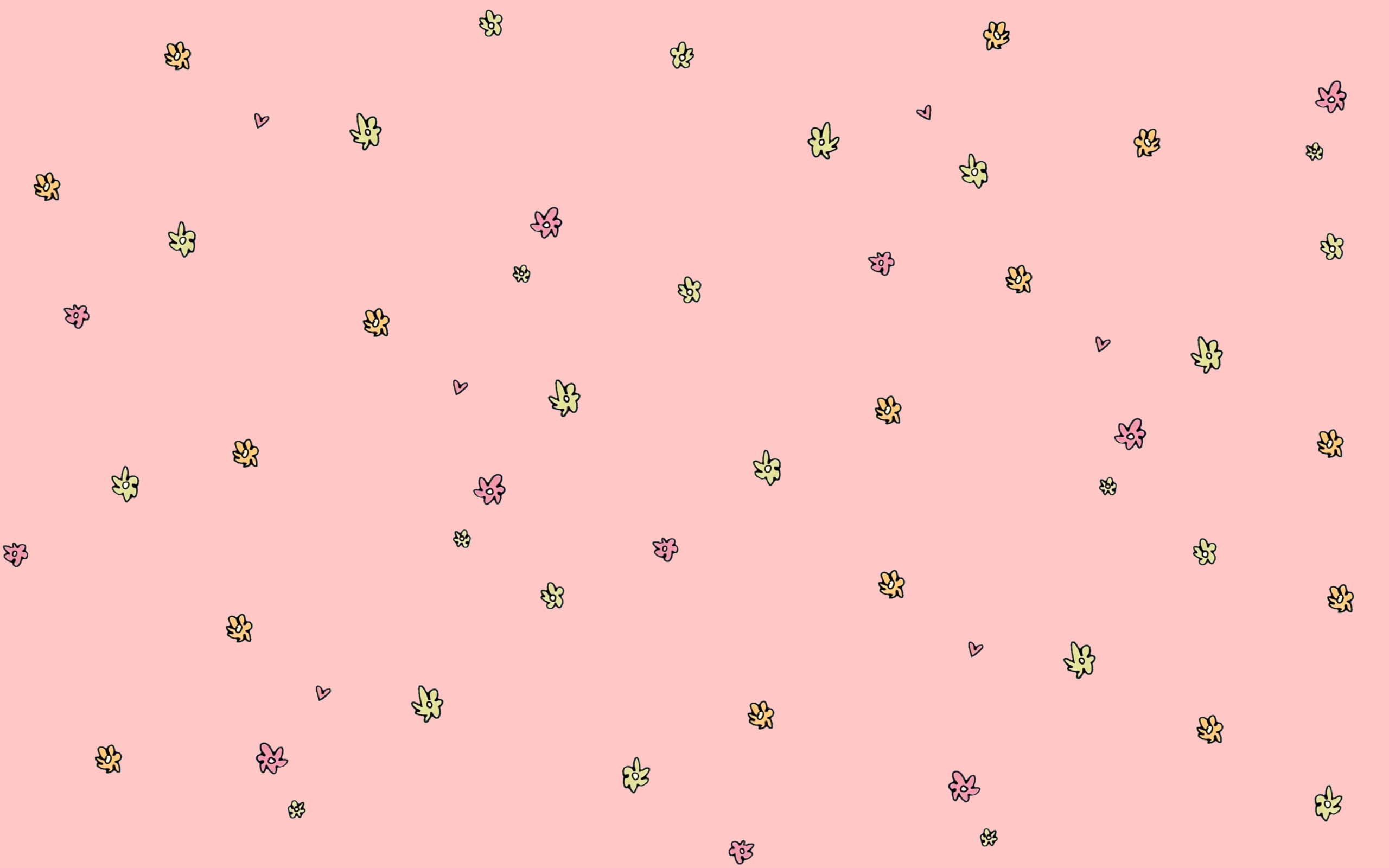 2560x1600 Heartstopper Flowers and Leaves Wallpaper (Desktop + Phone), Desktop