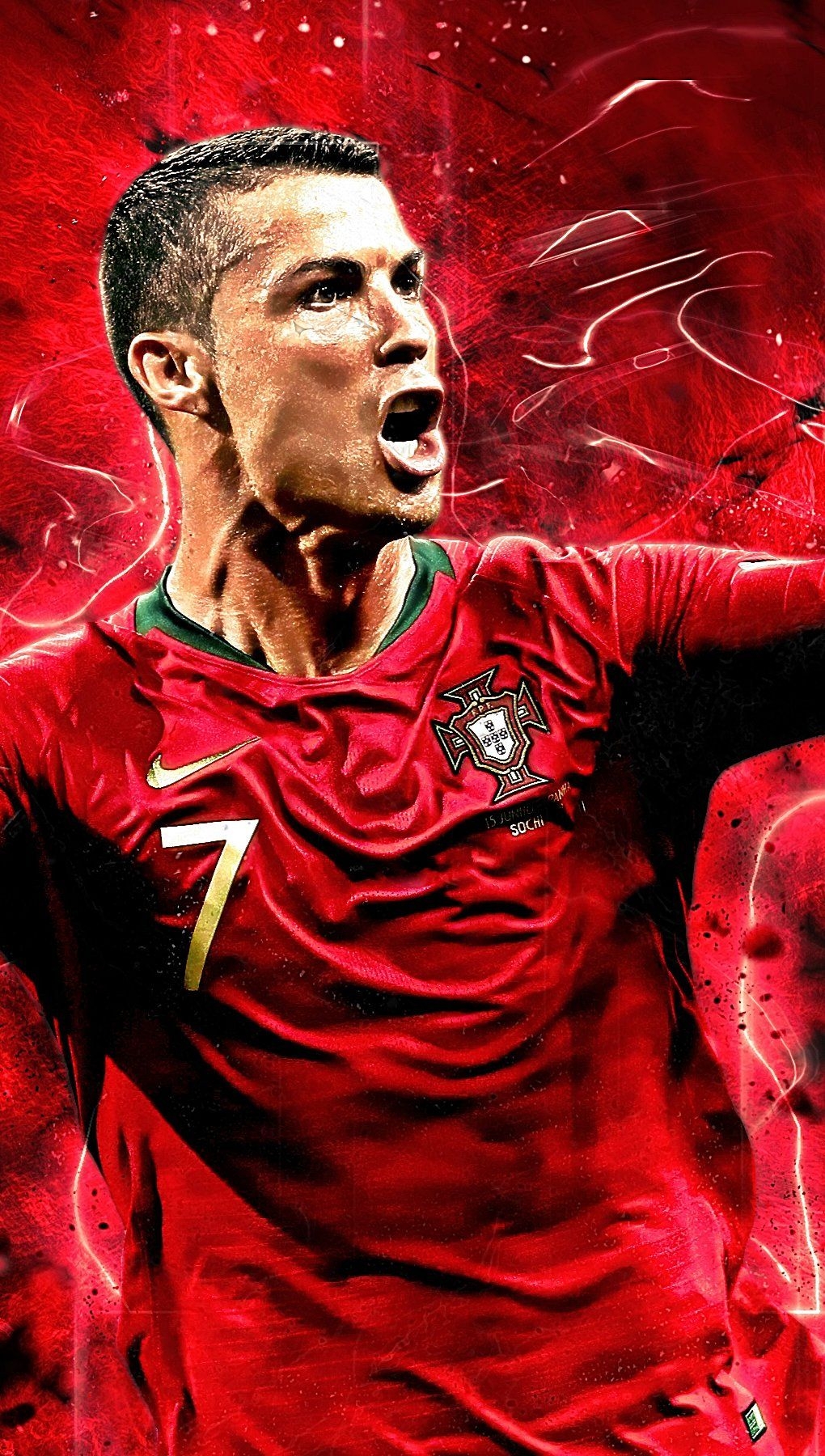 1020x1800 Cristiano Ronaldo Portugal national team Wallpaper, Phone