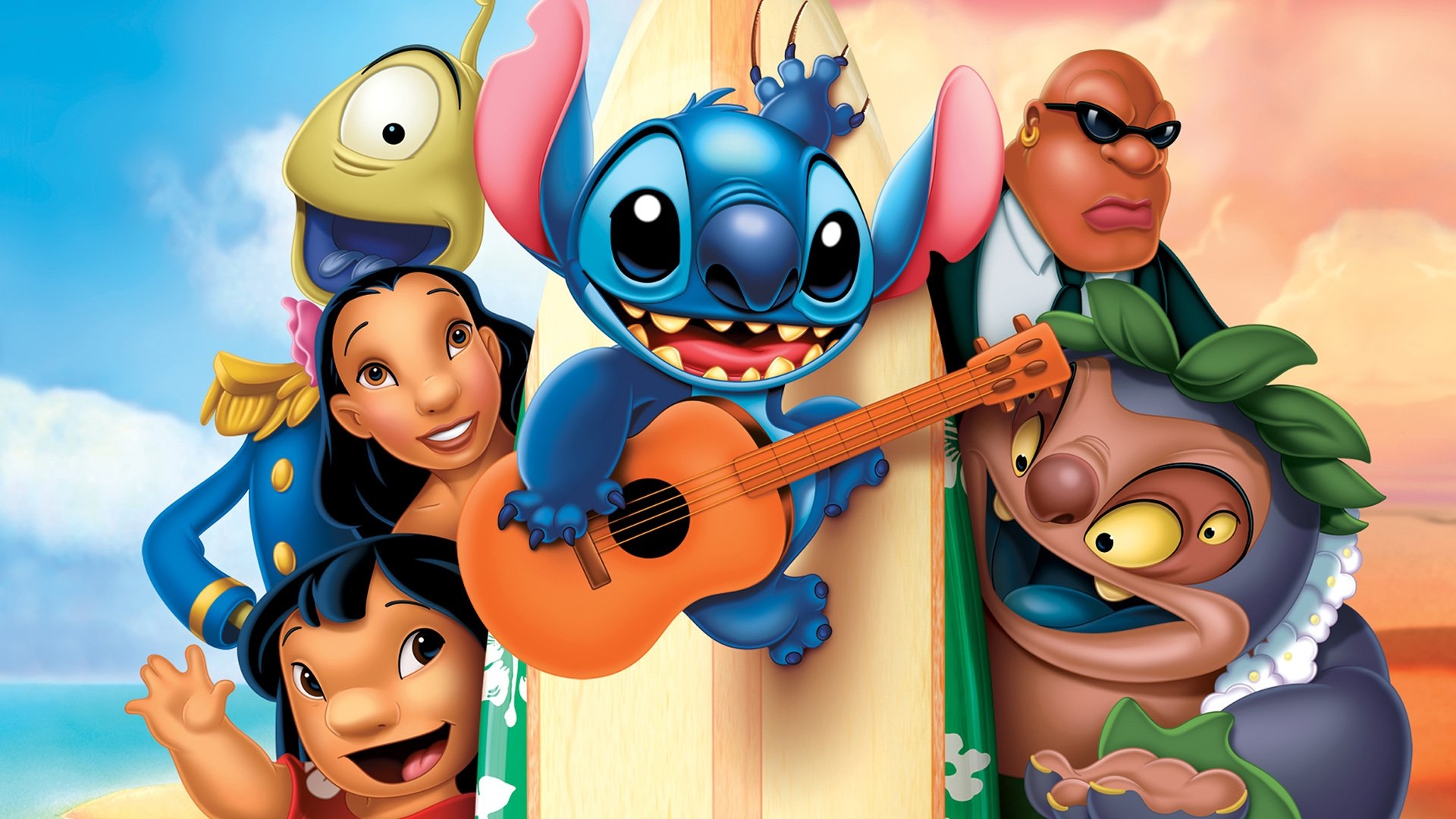 1920x1080 Lilo & Stitch wallpaper for desktop, download free Lilo & Stitch picture and background for PC, Desktop