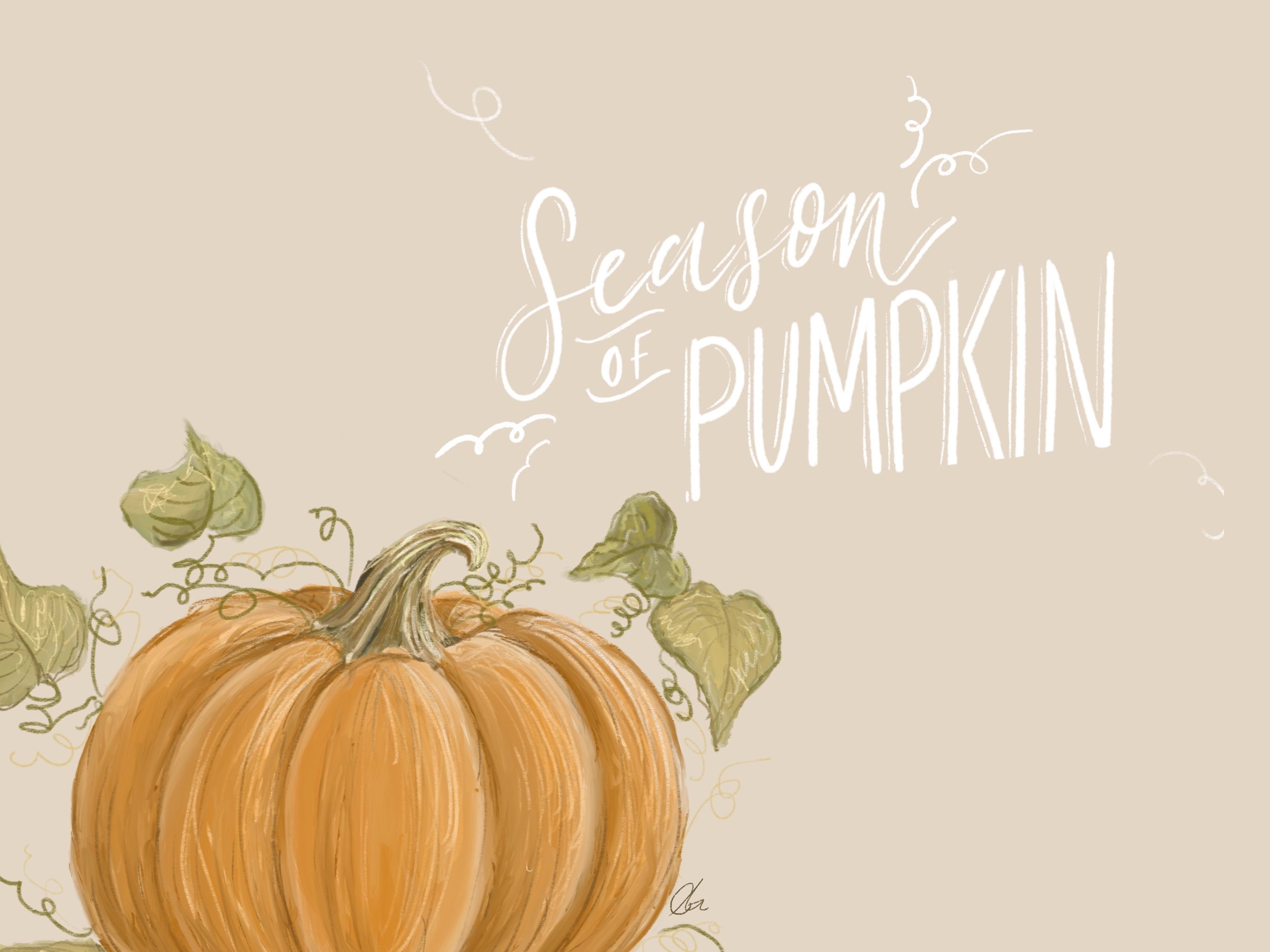 2740x2050 Season Of Pumpkin Desktop Wallpaper Amber's Artistry. Halloween desktop wallpaper, Pumpkin wallpaper, Aesthetic desktop wallpaper, Desktop