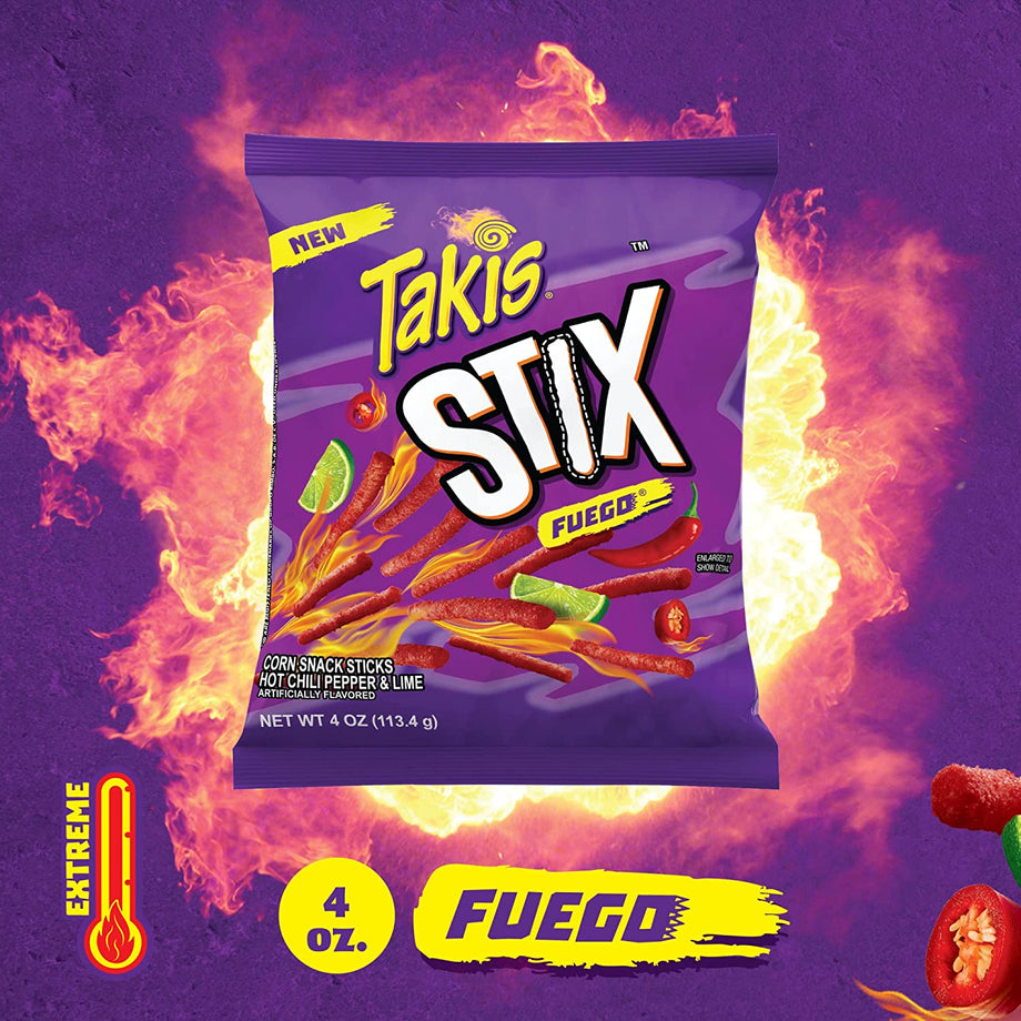 920x920 Takis Stix Fuego Hot Chili Pepper and Lime Corn Snacks Sticks 4 Oz 11, Phone