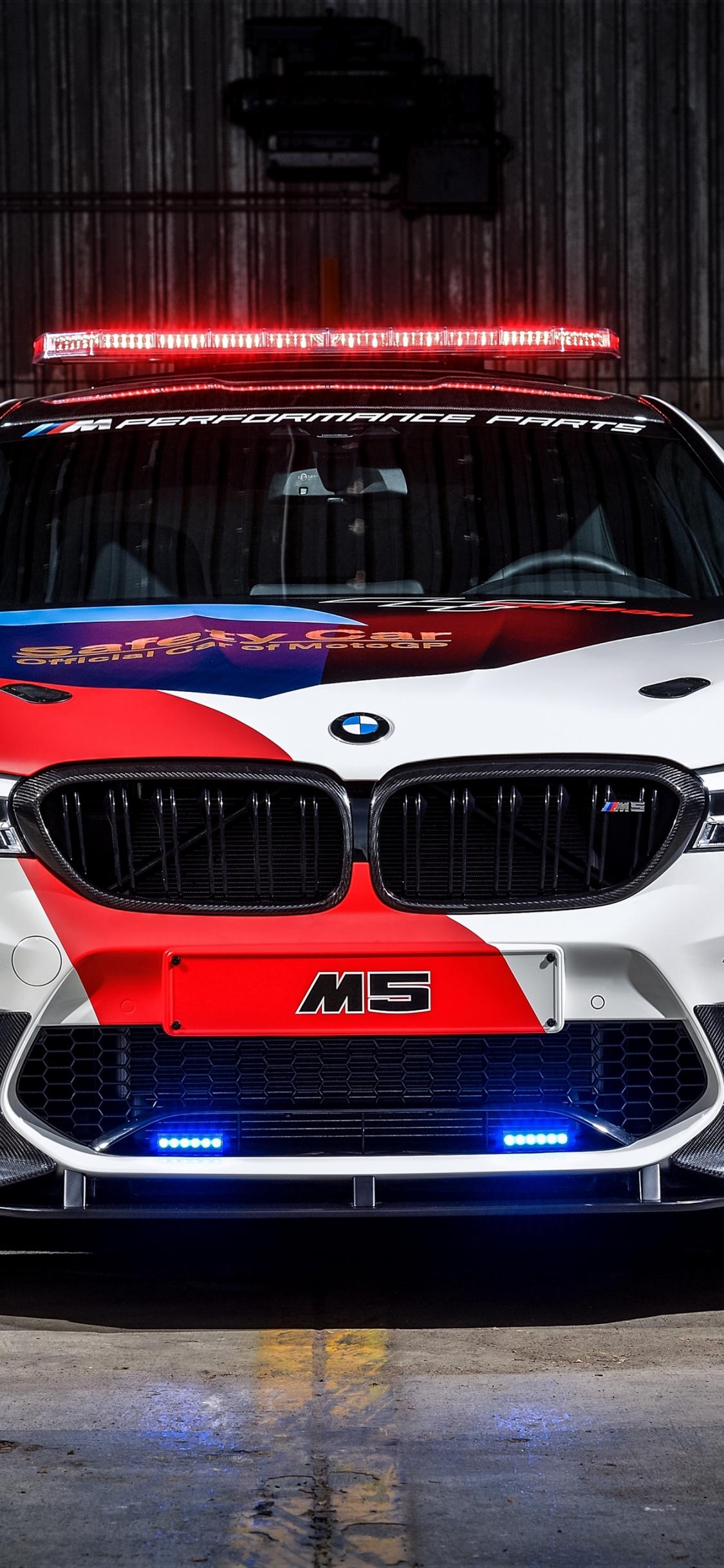 1130x2440 Download  wallpaper bmw m5 motogp safety car, front, iphone x  HD image, background, 737, Phone