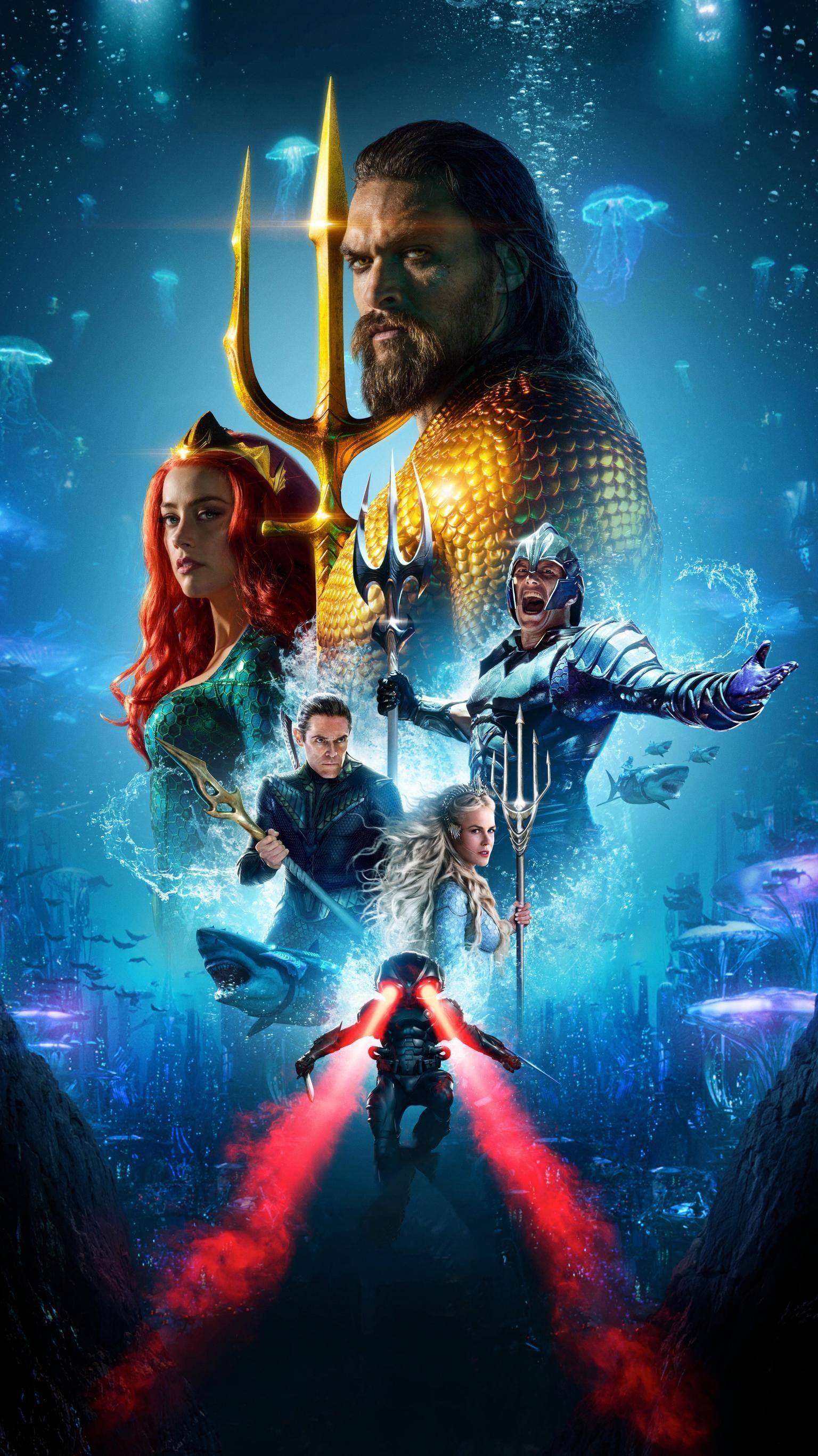 1540x2740 Aquaman (2018) Phone Wallpaper. Aquaman film, Aquaman movie, Phone