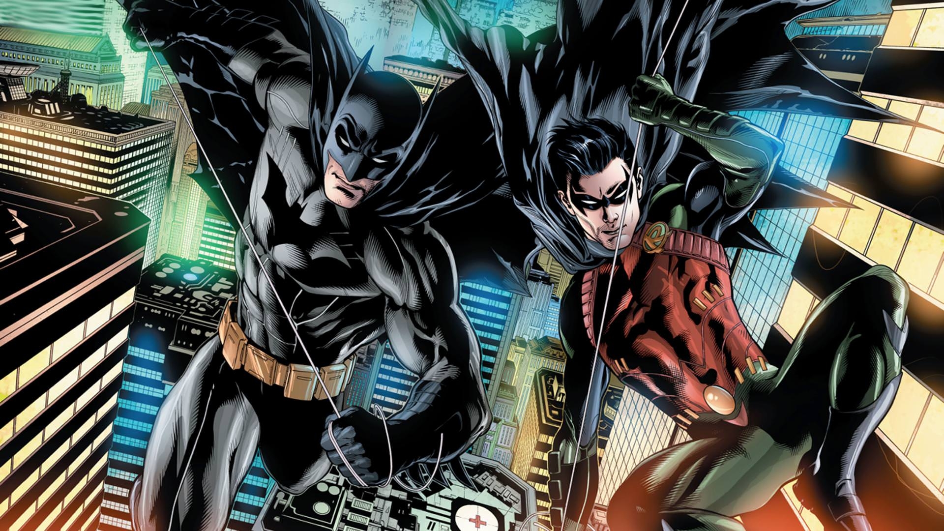 1920x1080 batman and robin (Dick Grayson) new 52, Desktop