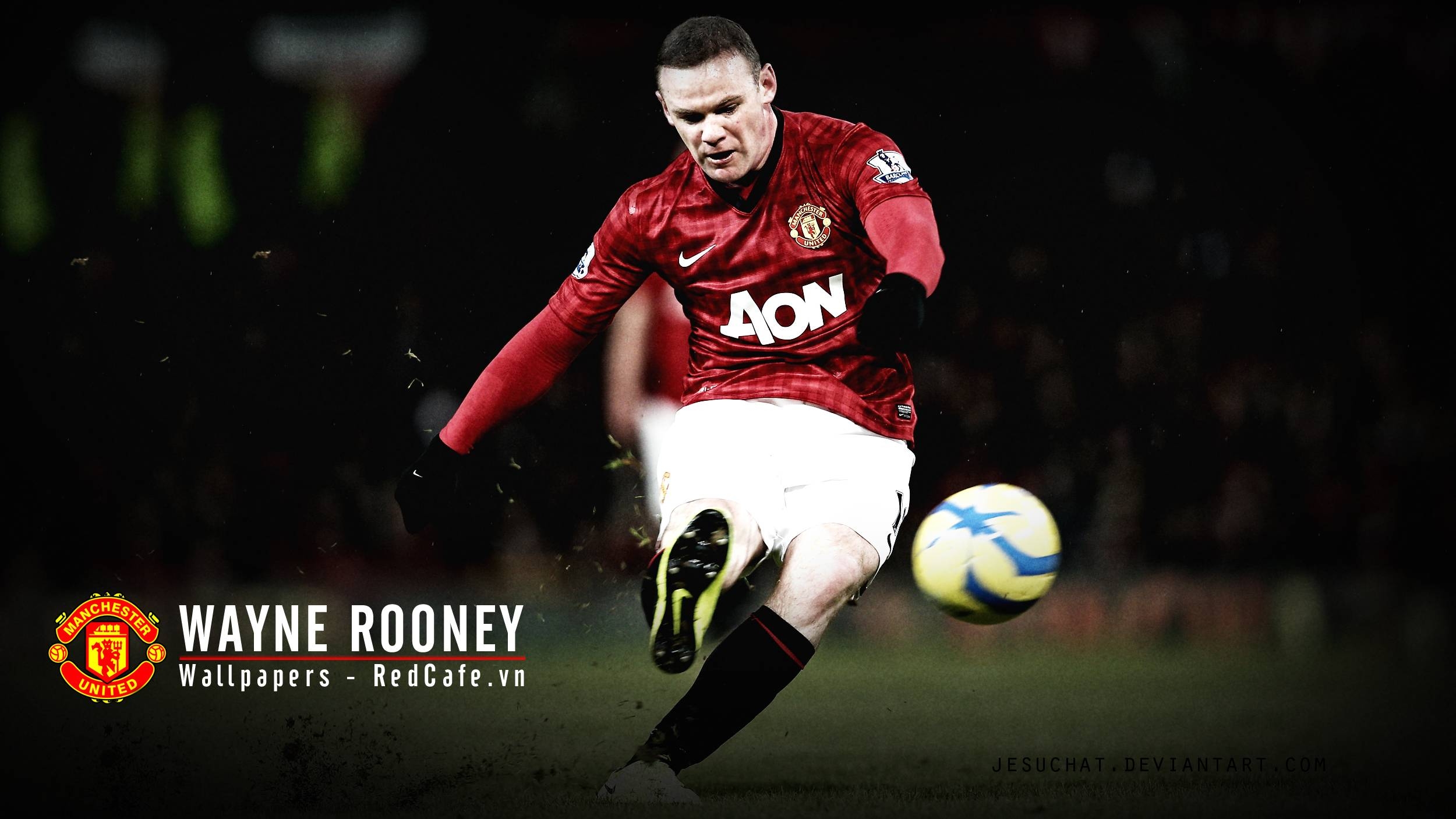 2500x1410 Wayne Rooney HD Desktop Wallpaper Powericare, Desktop