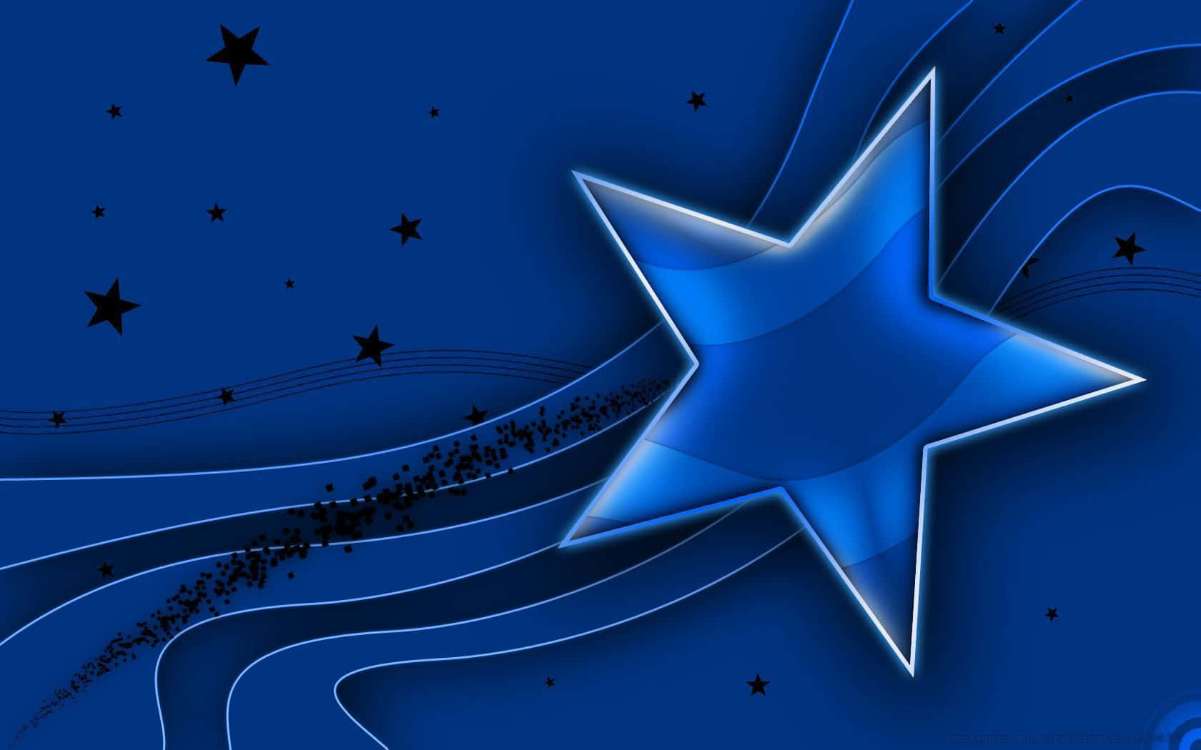 1680x1050 Download Let the Colorful Blue Stars Light up Your Day Wallpaper, Desktop