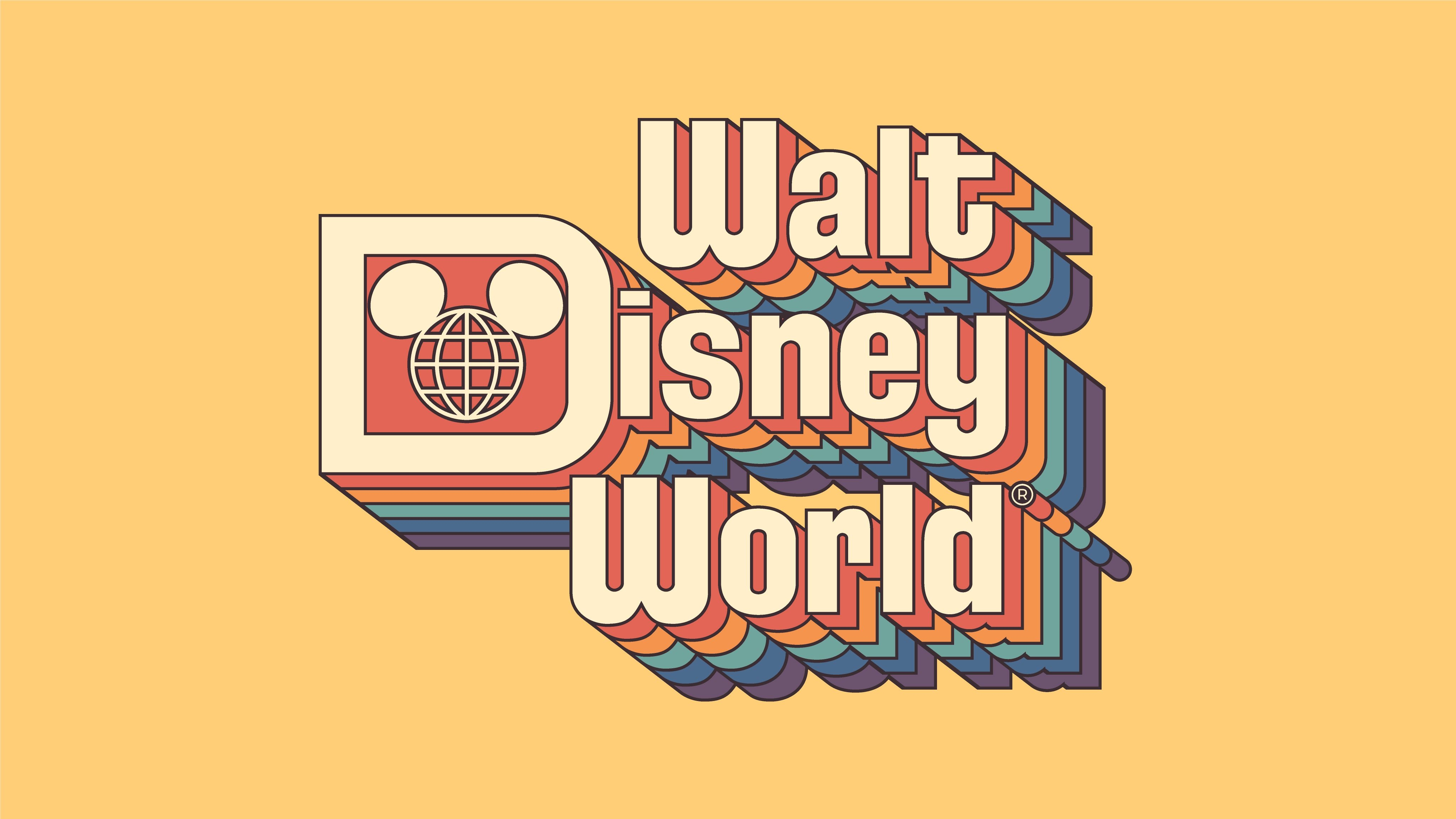 4100x2310 Vintage Walt Disney World Wallpaper Based Off Of A T Shirt They Sell, Desktop