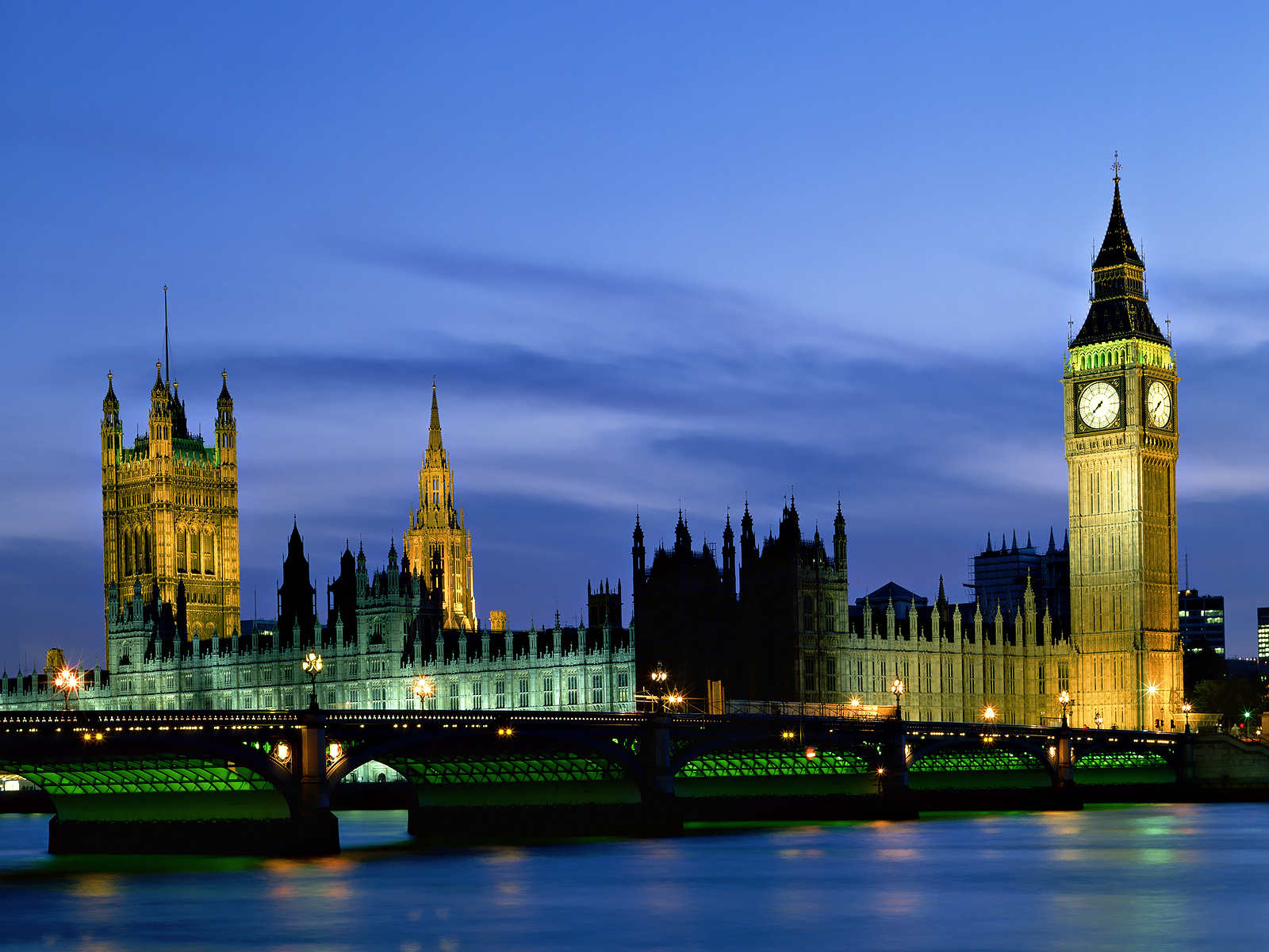 1600x1200 London Twilight Skyline wallpaper and a Republinut News Round, Desktop