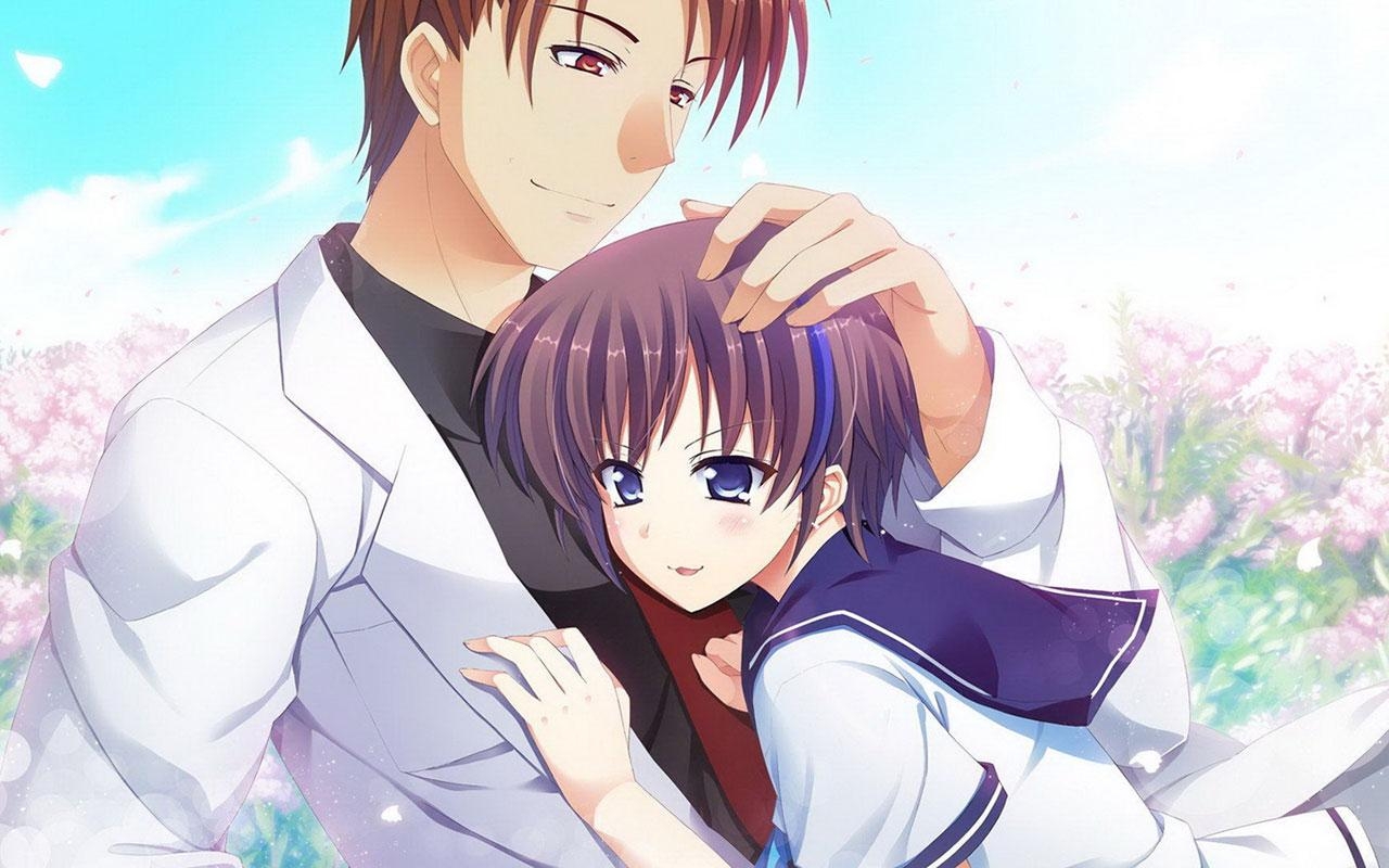 1280x800 Romantic cute anime couples image. animated couple pics wallpaper, Desktop