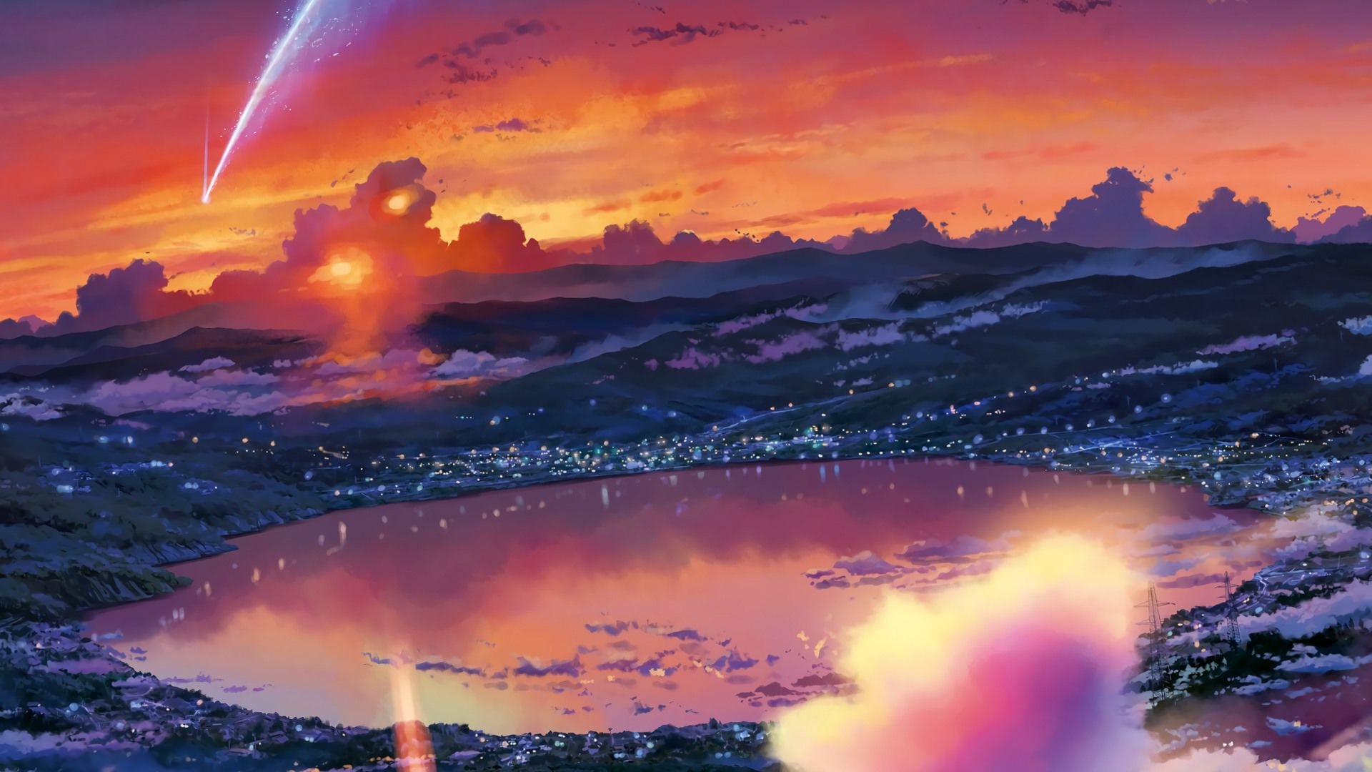 1920x1080 Your Name Anime Landscape Wallpaper Free Your Name Anime, Desktop