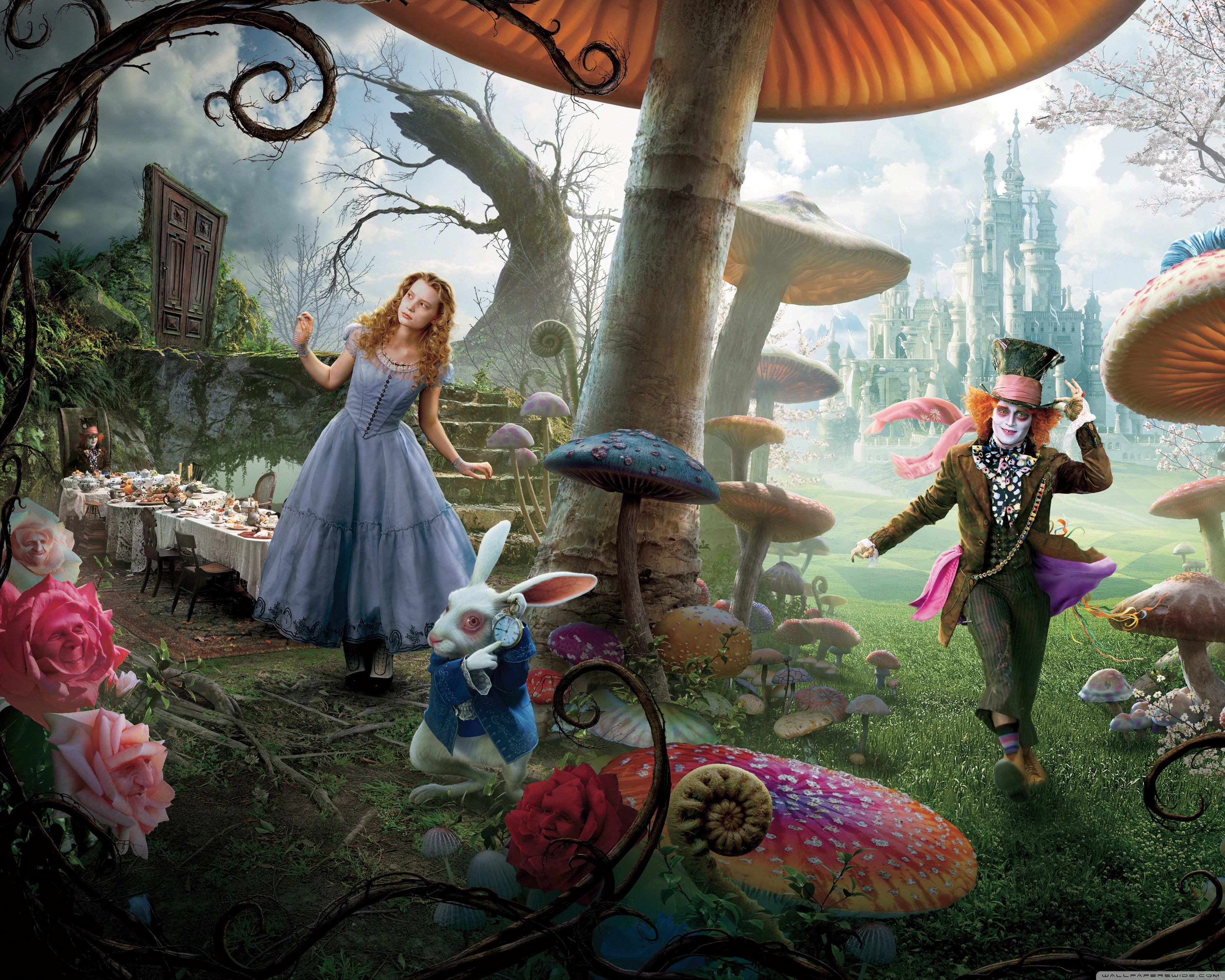 3750x3000 Alice In Wonderland Movie Ultra HD Desktop Background Wallpaper for 4K UHD TV, Widescreen & UltraWide Desktop & Laptop, Multi Display, Dual Monitor, Tablet, Desktop