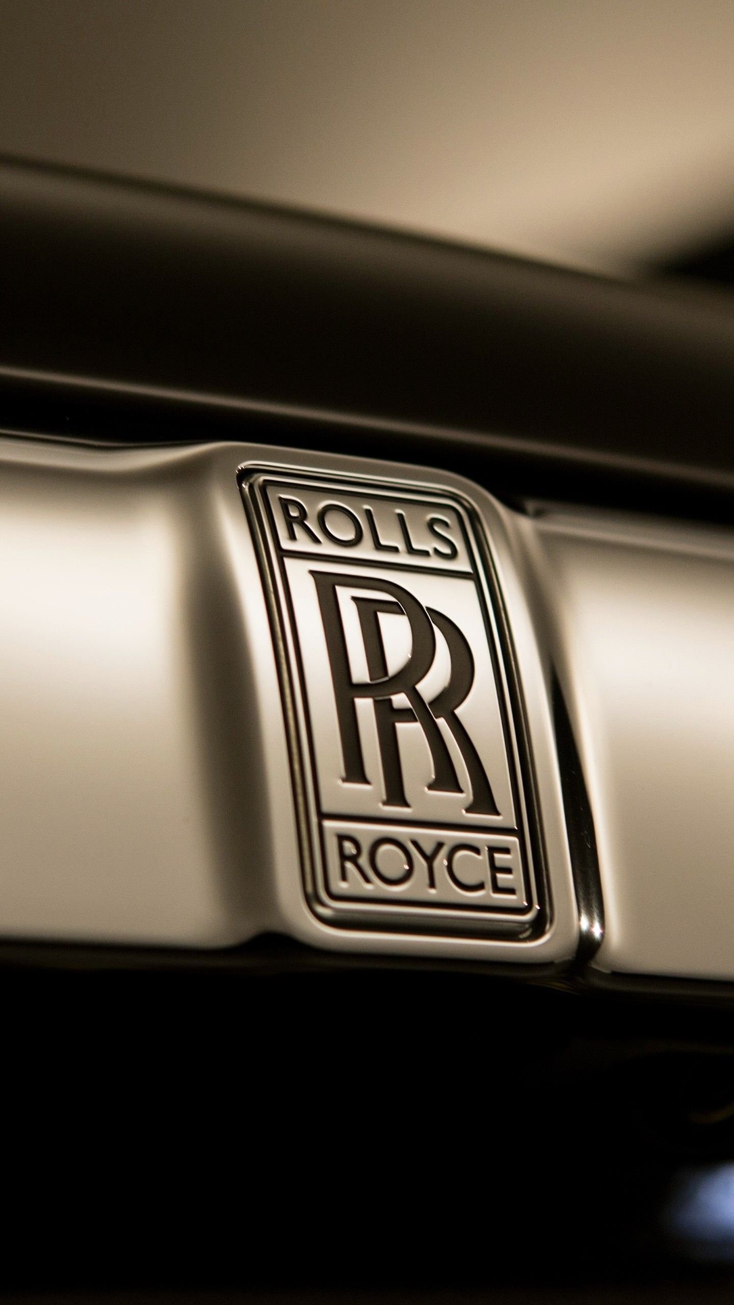 1440x2560 Rolls royce logo Wallpaper Download, Phone