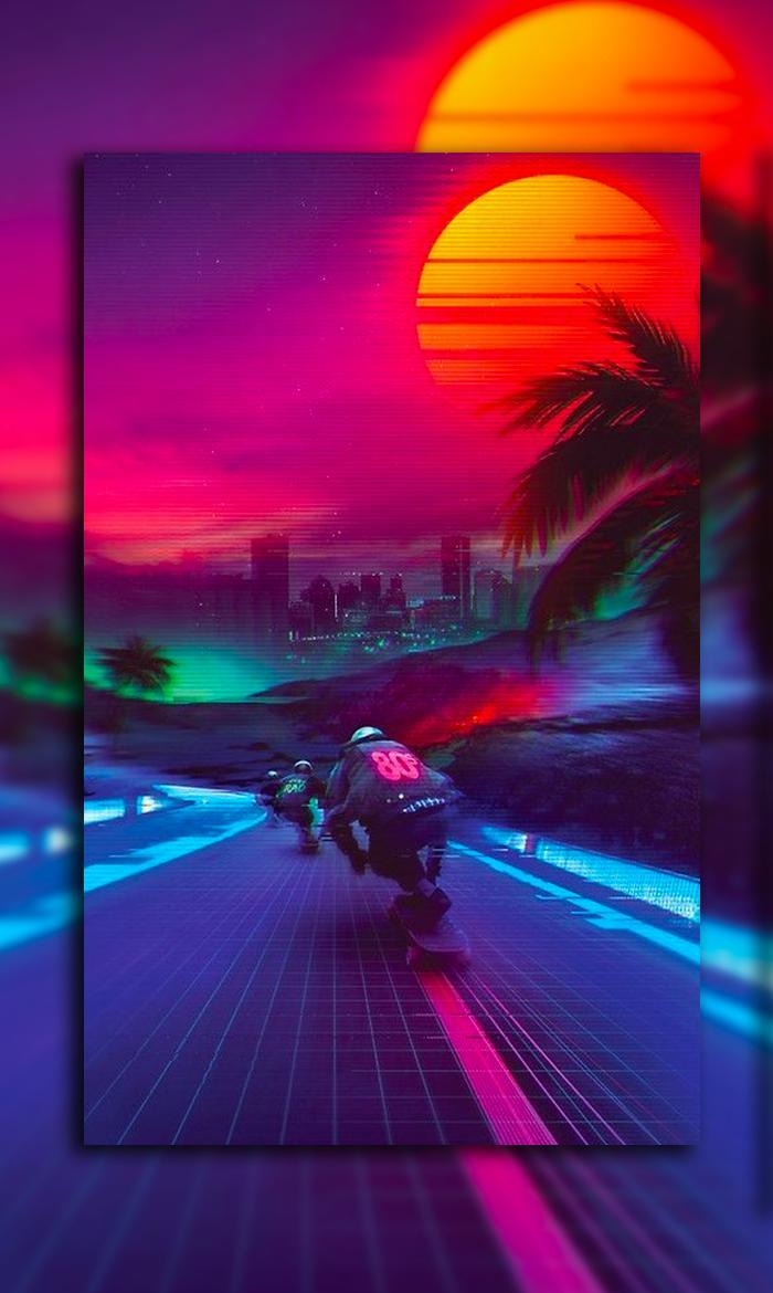 700x1170 80's Wallpaper: Vaporwave, Retro, Vintage for Android, Phone