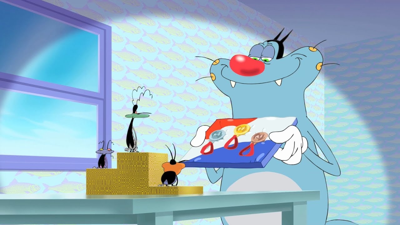 1280x720 Oggy and the Cockroaches Fans (S04E26) Full Episode in HD, Desktop