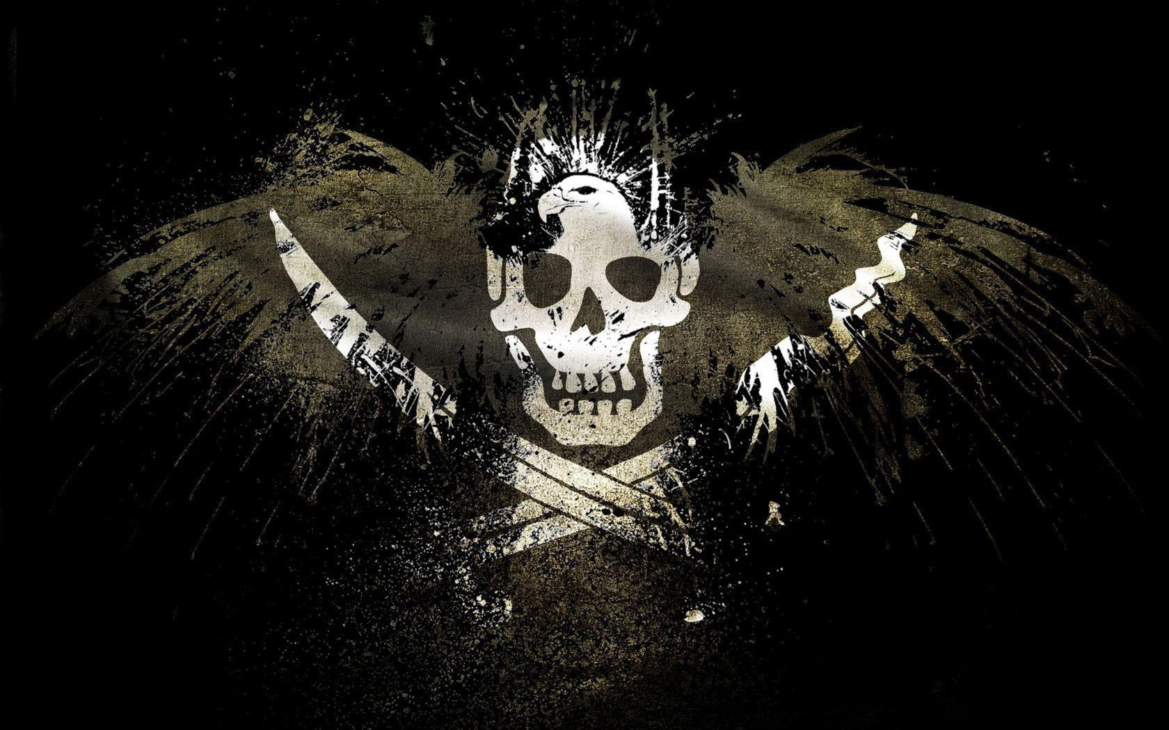 1680x1050 Pirate Flag Wallpaper, Desktop