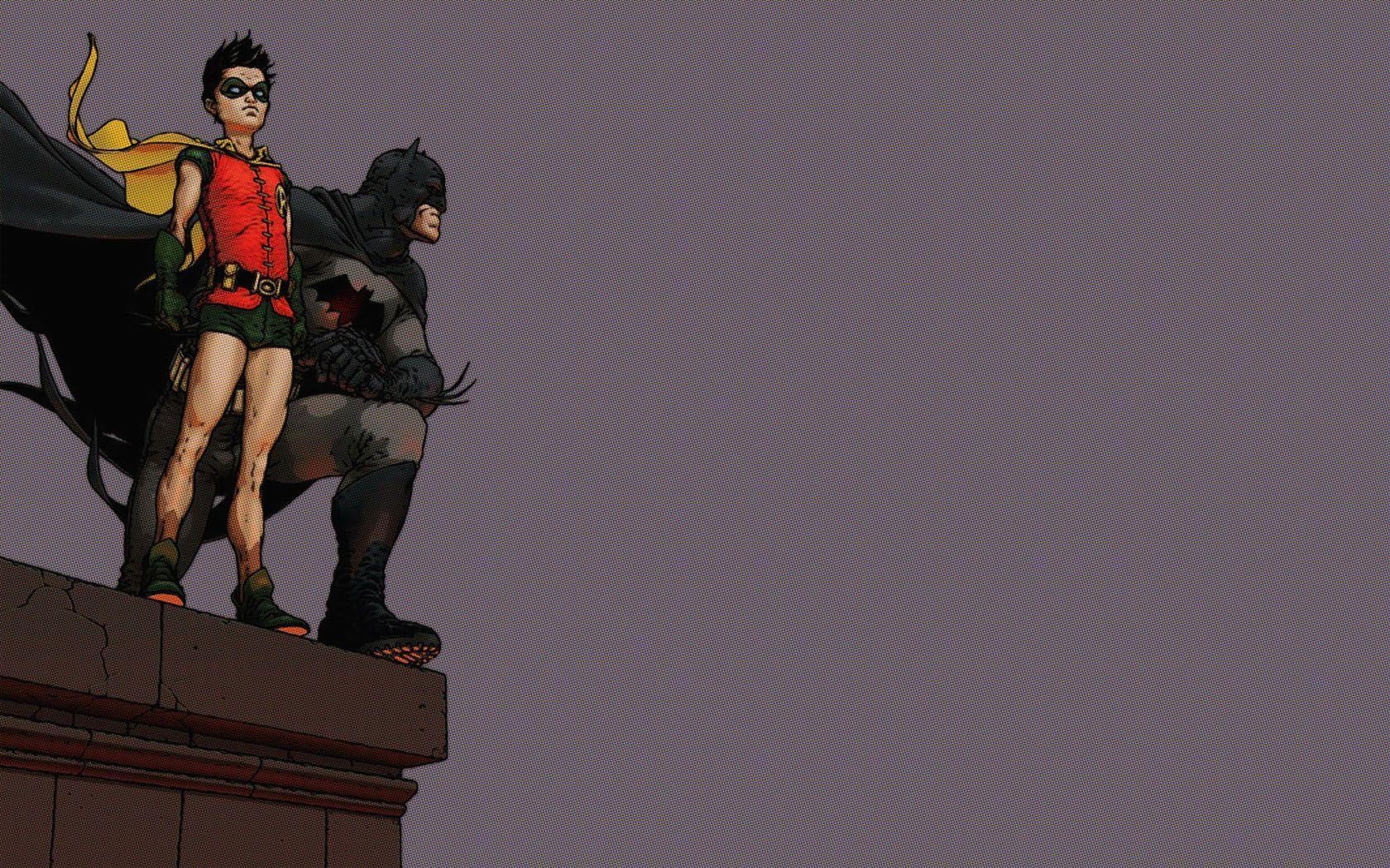 1680x1050 Batman, Robin, DC Comics, Frank Quitely wallpaper, Desktop