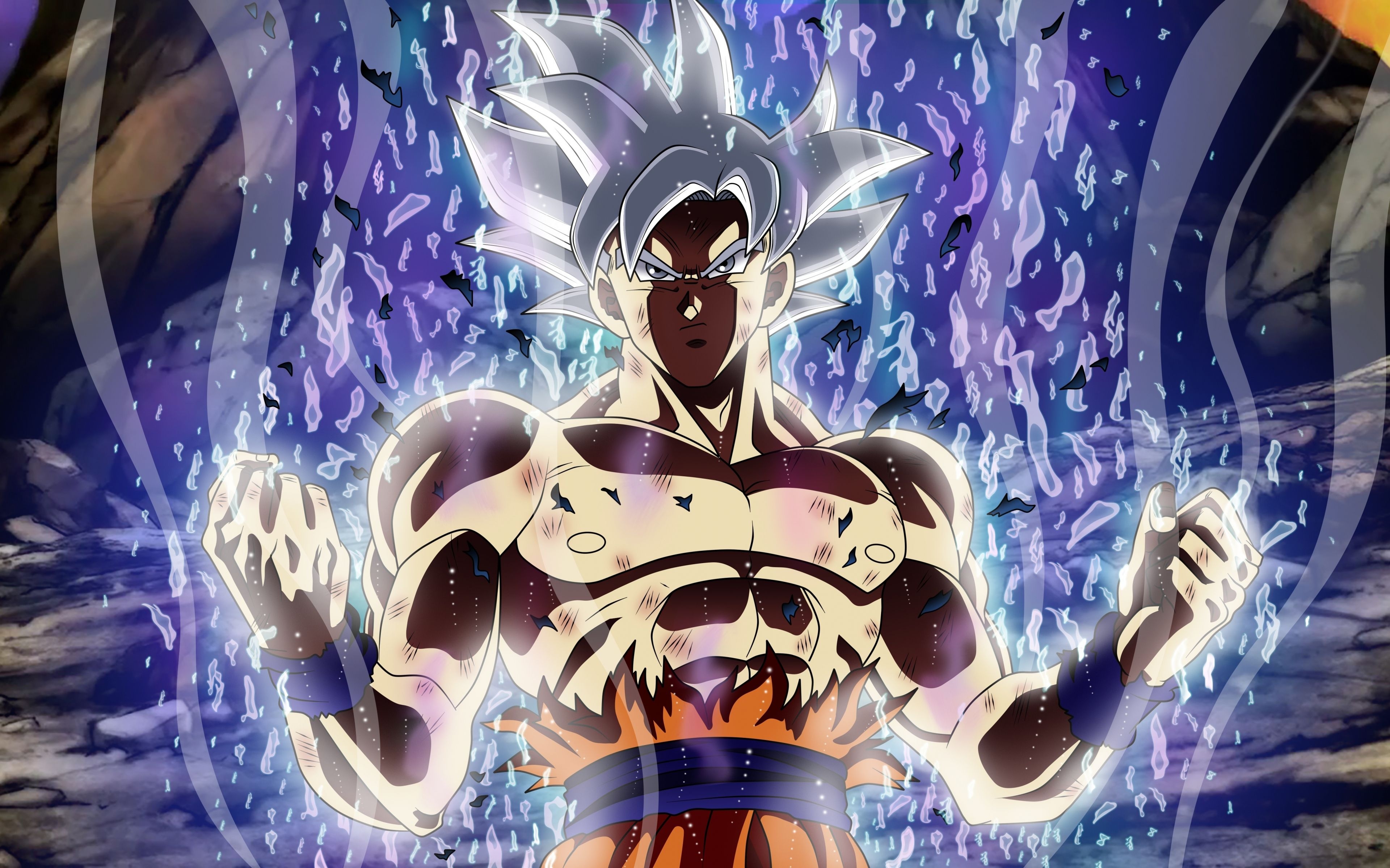 3840x2400 Download  wallpaper ultra power, white hair, dragon ball super, goku, 4k, ultra HD 16: widescreen,  HD image, background, 5699, Desktop