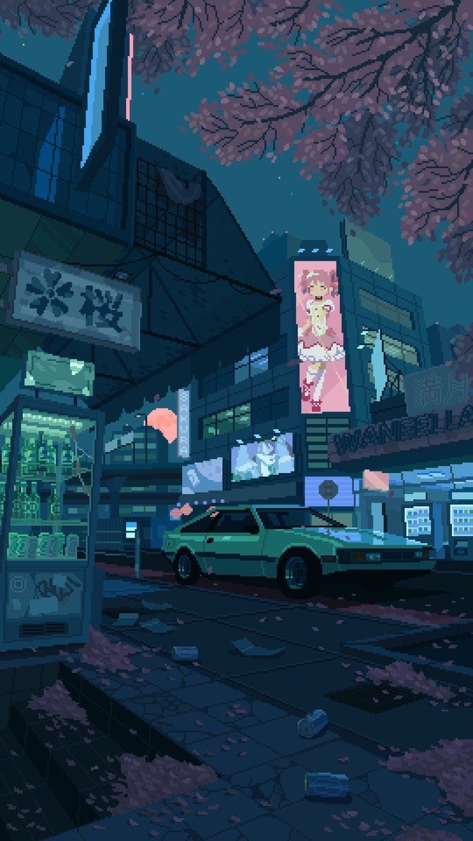 680x1200 6) Twitter. Pixel art, Art wallpaper, Anime scenery, Phone