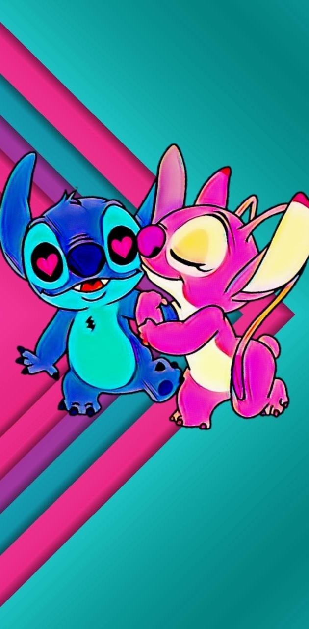 630x1280 Stitch angel wallpaper, Phone