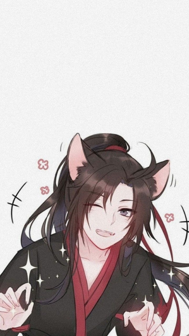 720x1280 modaozushi #weiwuxian #wei #neko #anime #animeboy #animewallpaper #iphonewallpaper #wallpaper. Cute anime wallpaper, Anime cat boy, Chibi wallpaper, Phone
