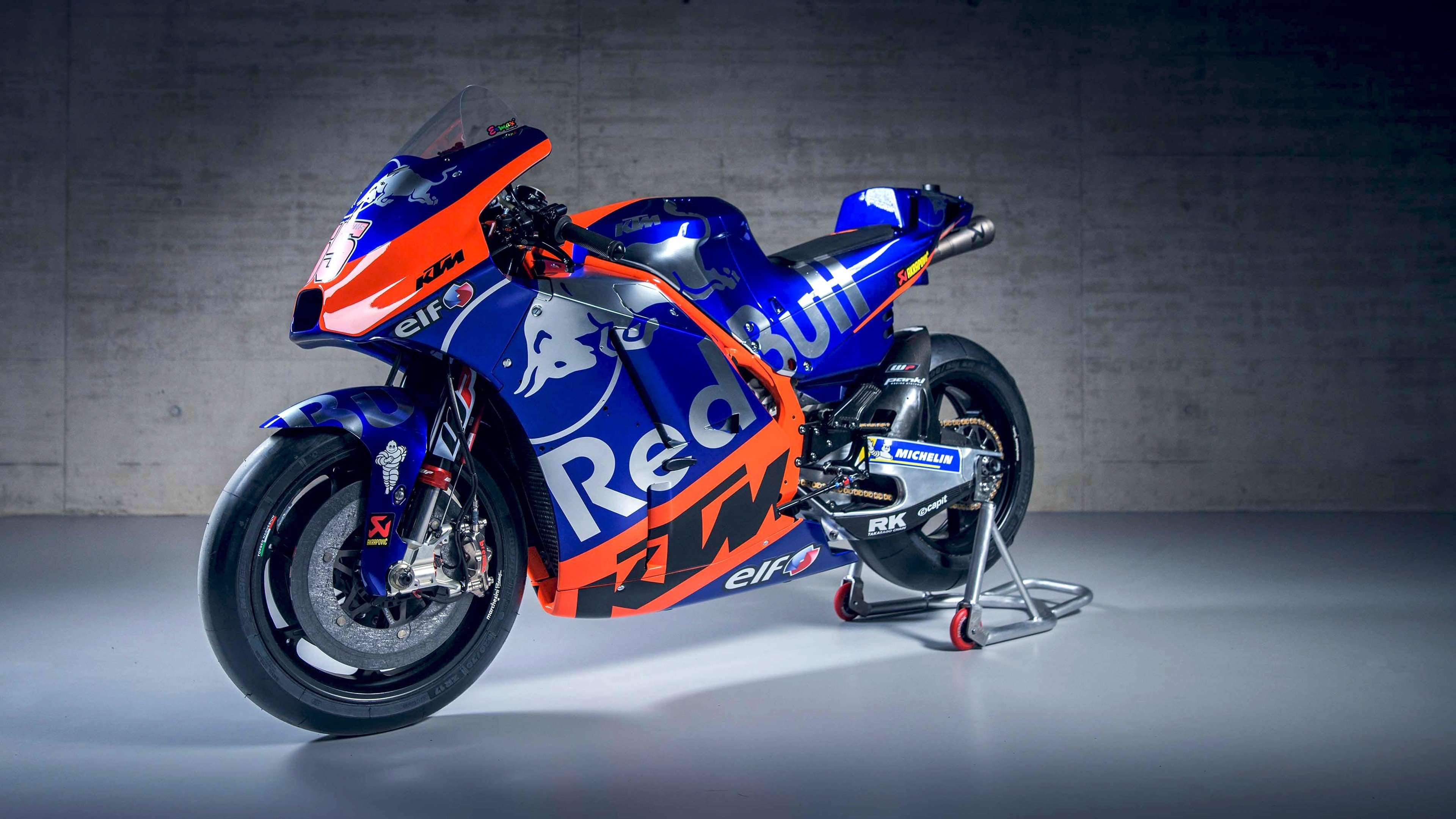 3840x2160 4K Wallpaper of 2019 KTM MotoGP Bike, Desktop