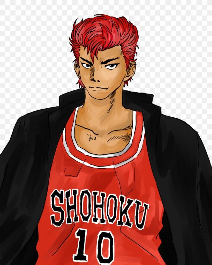 820x1030 Sakuragi Hanamichi Rukawa Kaede Slam Dunk Shōhoku Art, PNG, 1024x1280px, Sakuragi Hanamichi, Art, Brown Hair, Cartoon, Phone