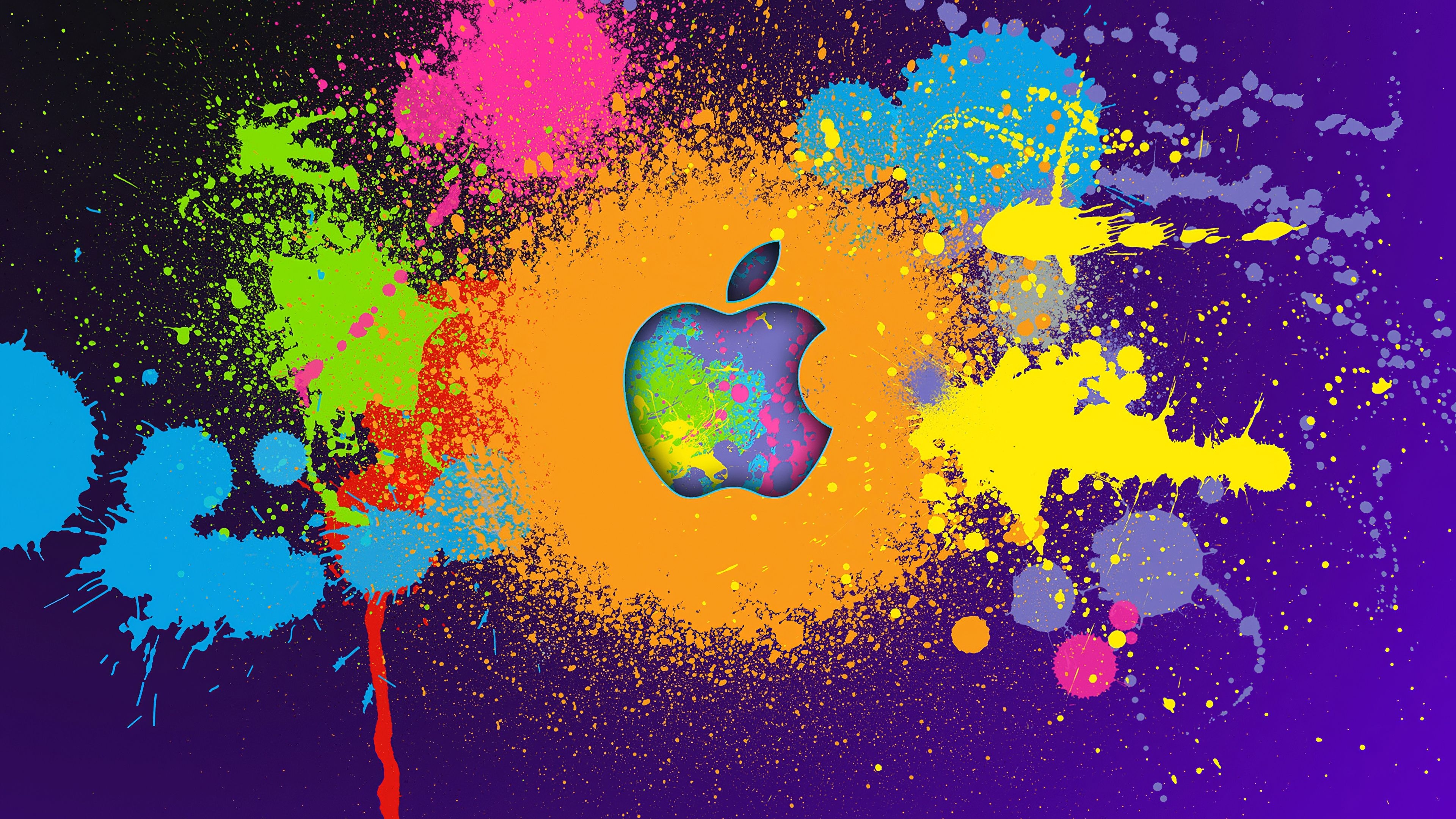 3840x2160 Apple Logo Background for Laptops, Desktop