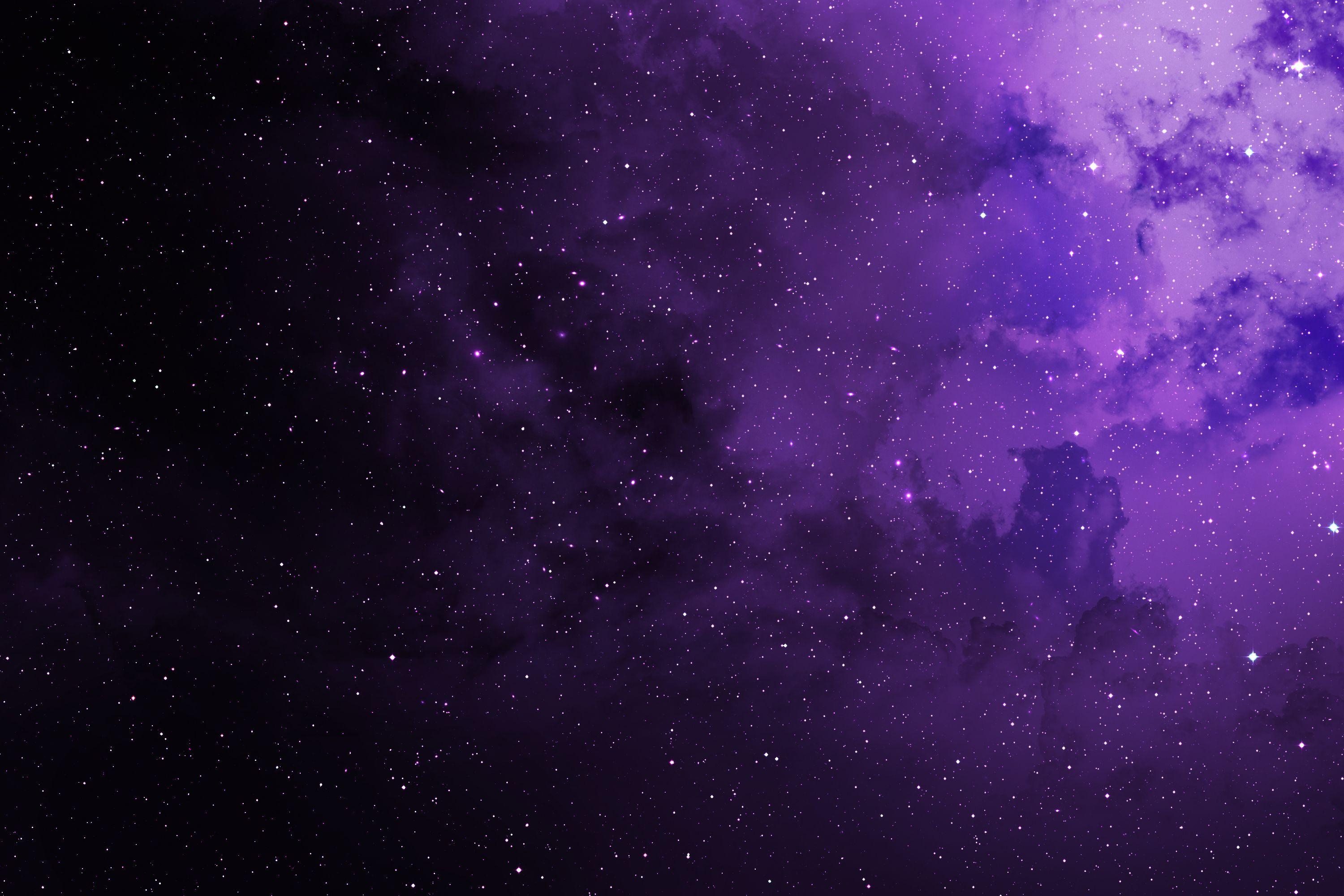 3000x2000 Wallpaper Stars, Purple, Cosmos, HD, Space, Desktop