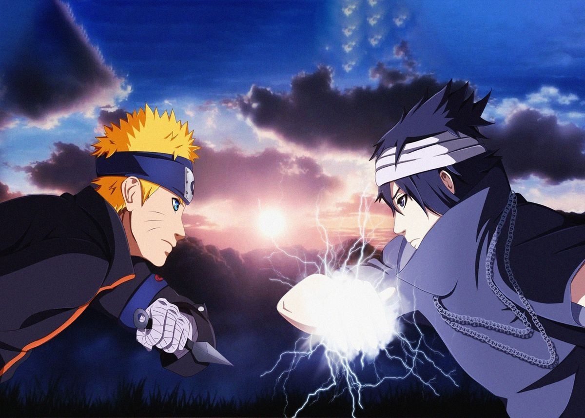 1200x860 Naruto Uzumaki Sasuke Uchi' Poster by loganbass. Displate. Naruto vs sasuke, Naruto and sasuke wallpaper, Anime, Desktop