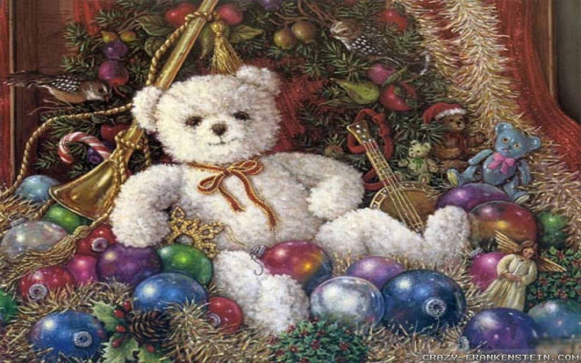 1920x1200 Christmas Bear wallpaper, Desktop