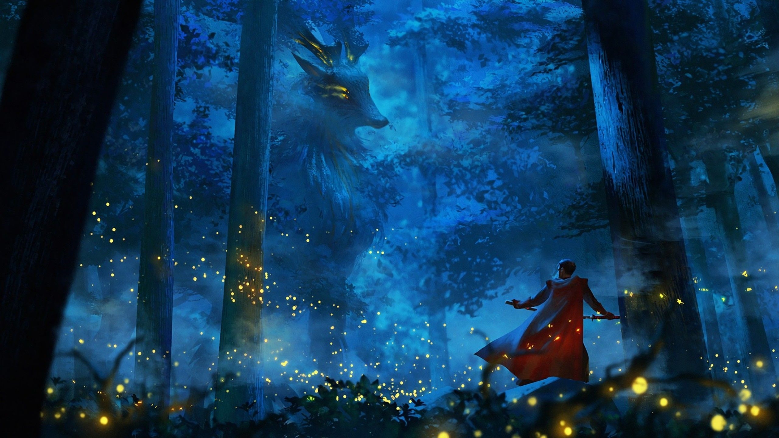 2560x1440 Anime wallpaper download, Desktop