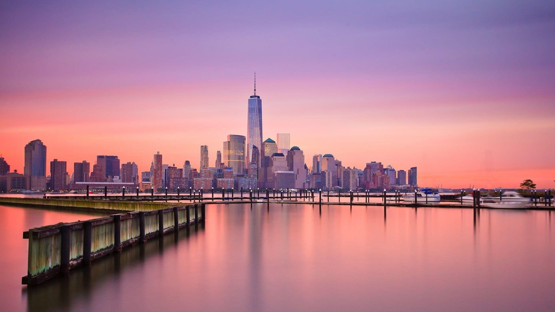 1920x1080 New York City, reflection, One World Trade Center HD wallpaper, Desktop