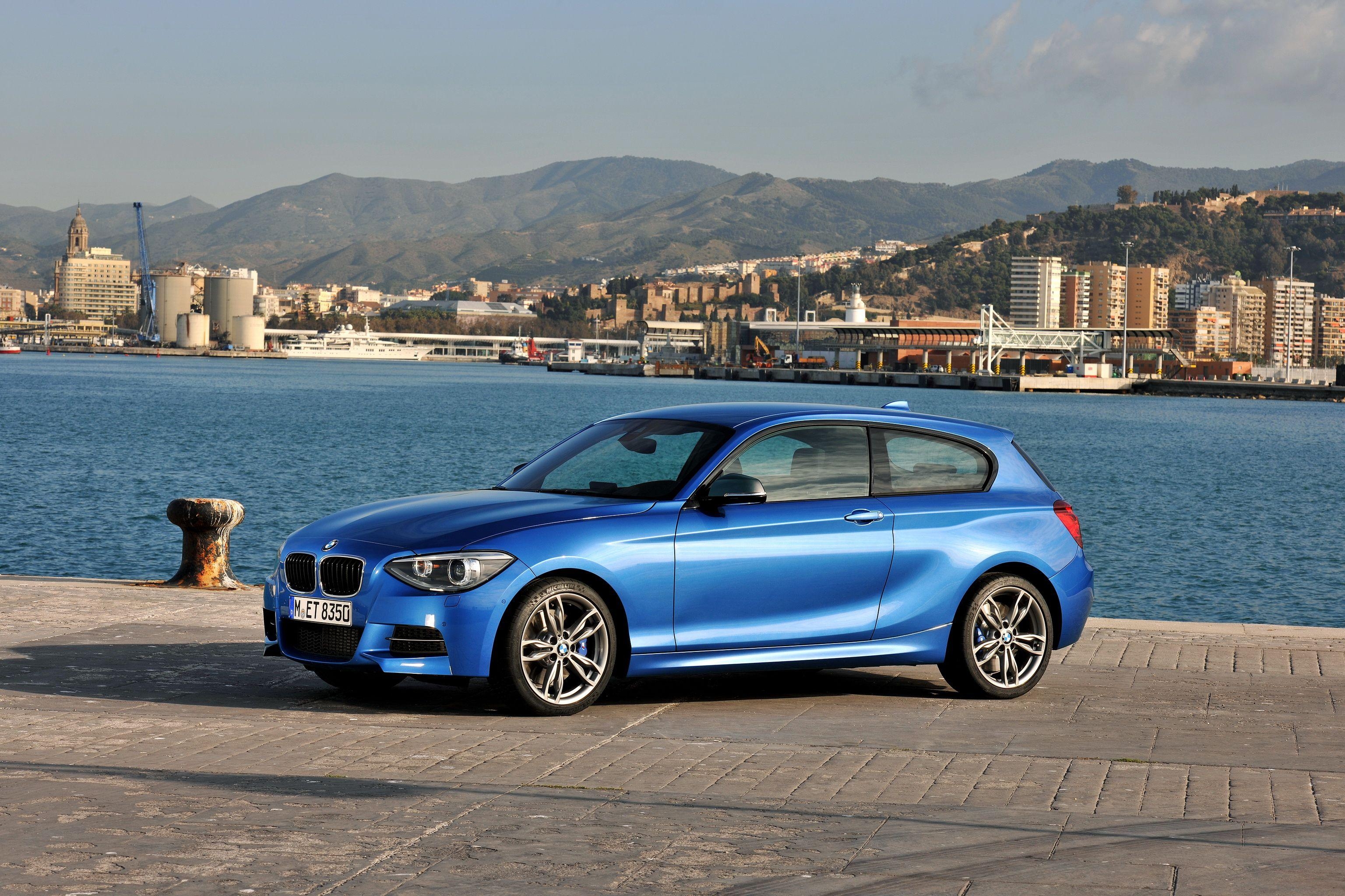 3080x2050 image BMW 2012 M135i ( F21 ) Blue Cars Side, Desktop