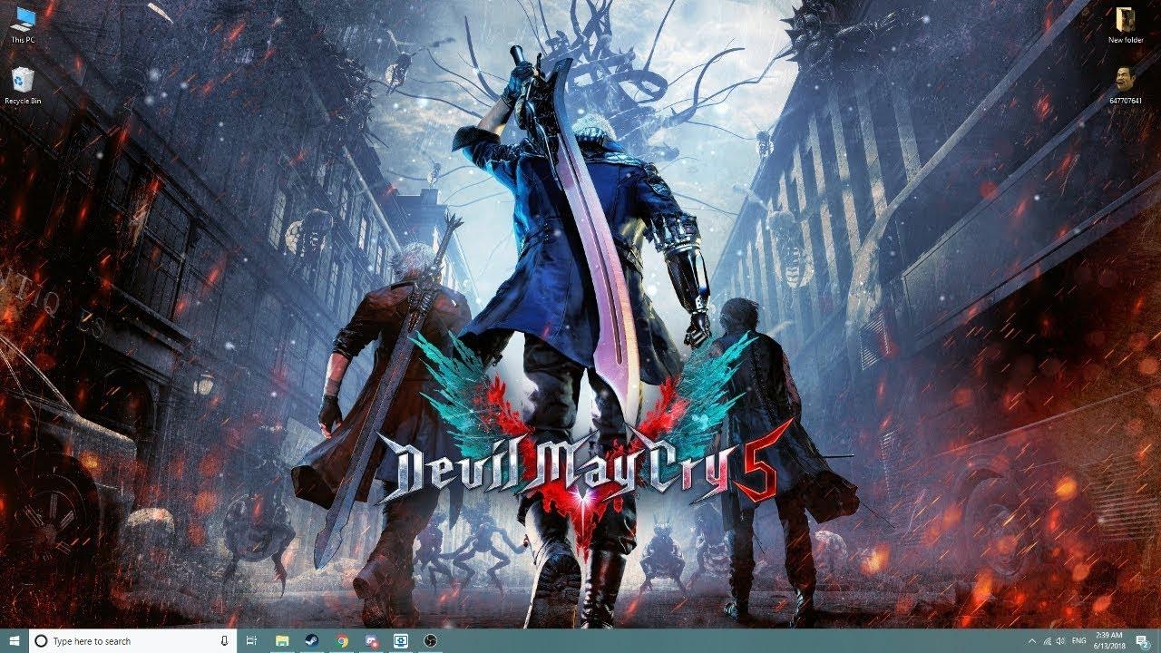 1280x720 Wallpaper Engine May Cry 5 Theme [1080p60fps], Desktop
