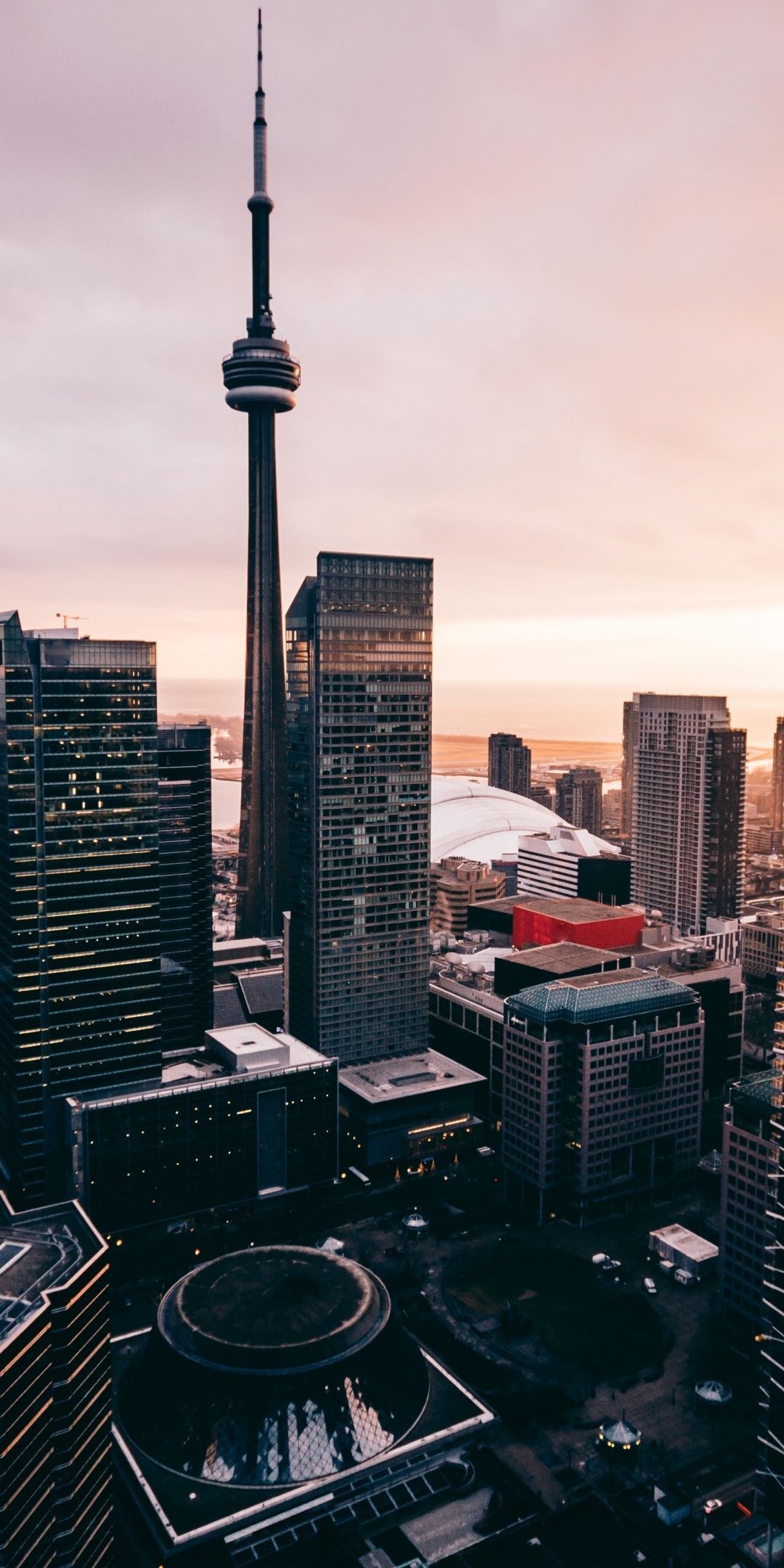 1080x2160 CN Tower, Toronto, buildings,, Phone